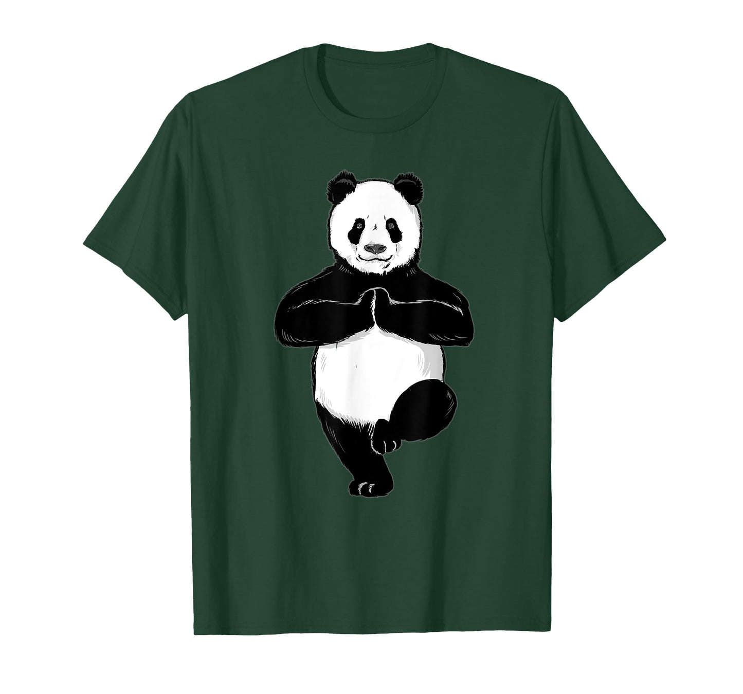 The Mountain Funny Spiritual Yoga Panda Kids Adults T-Shirt