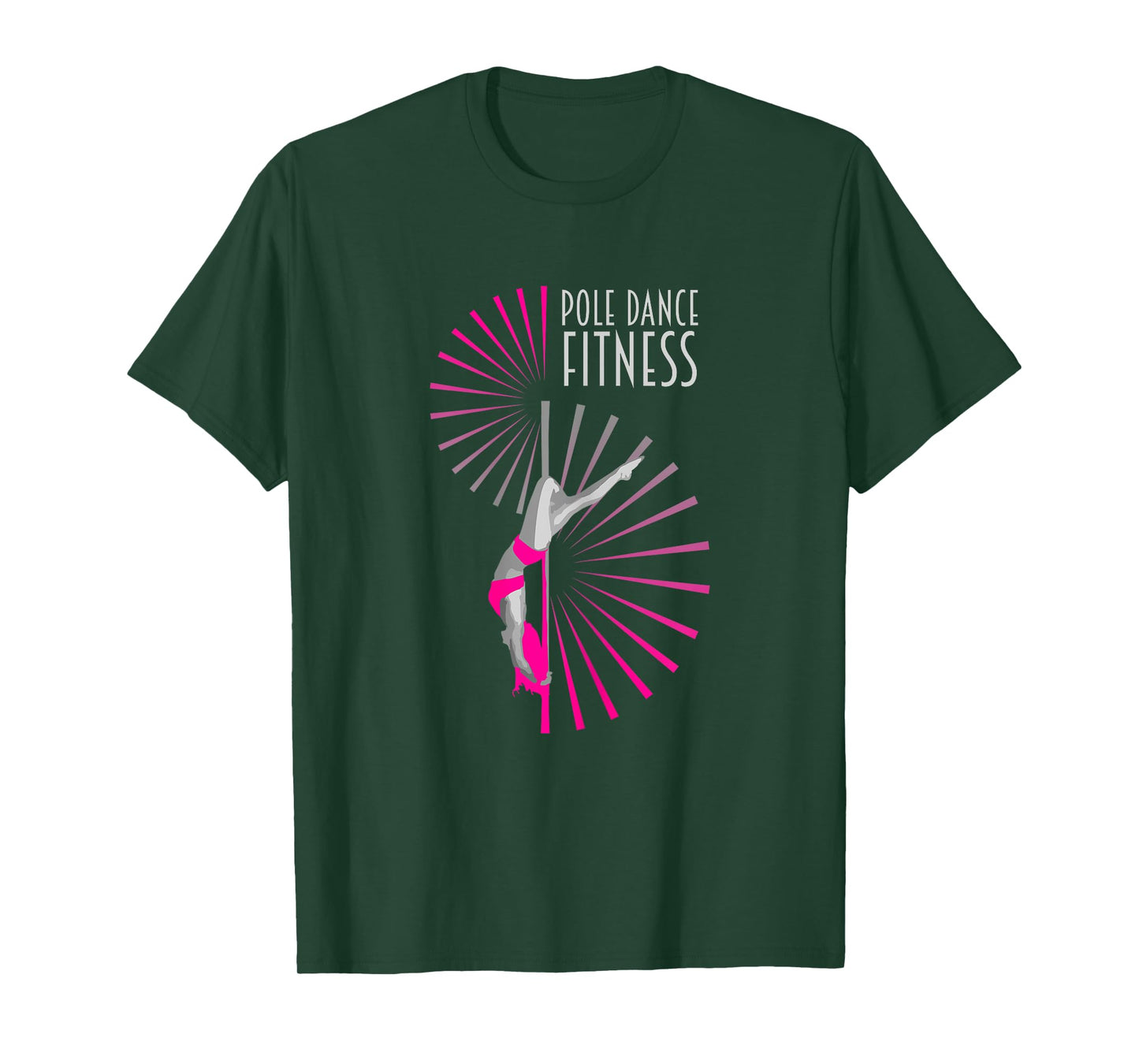 Womens Pole Fitness Dance Graphic Cute Lady Dancer Gift T-Shirt