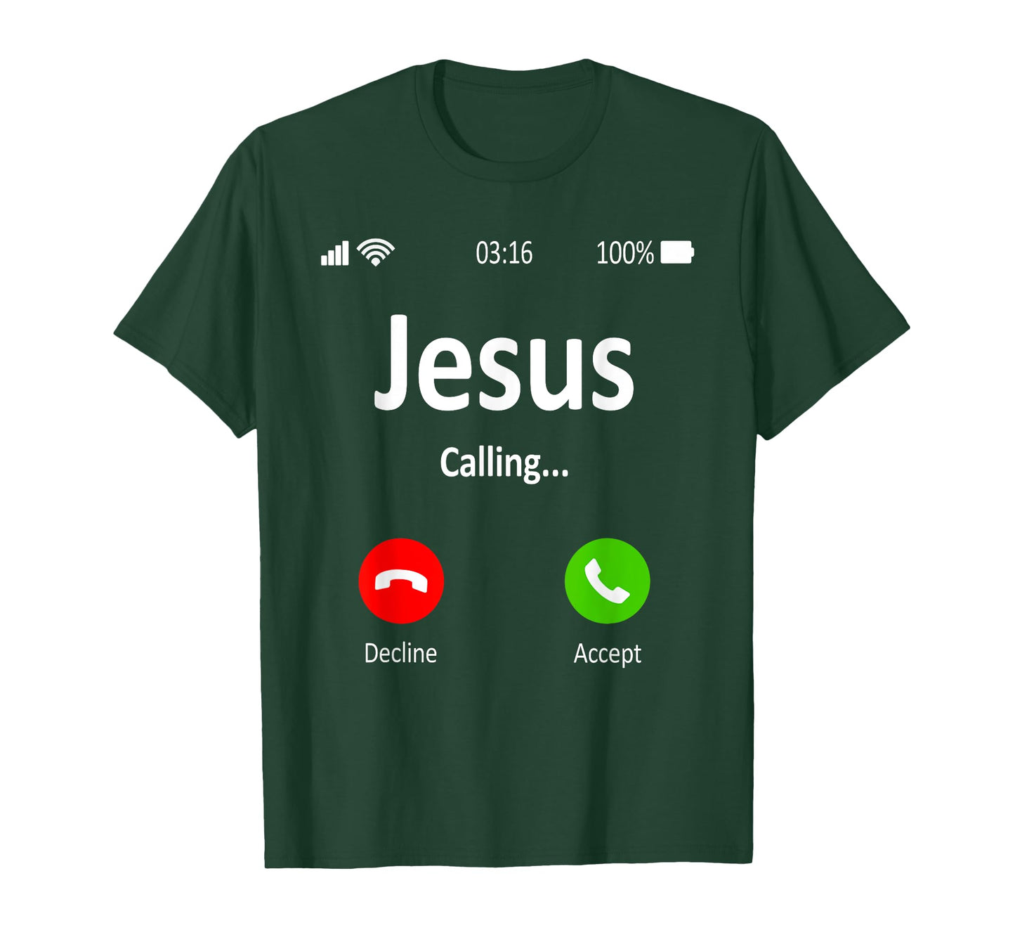 Jesus Is Calling Christian T-Shirt