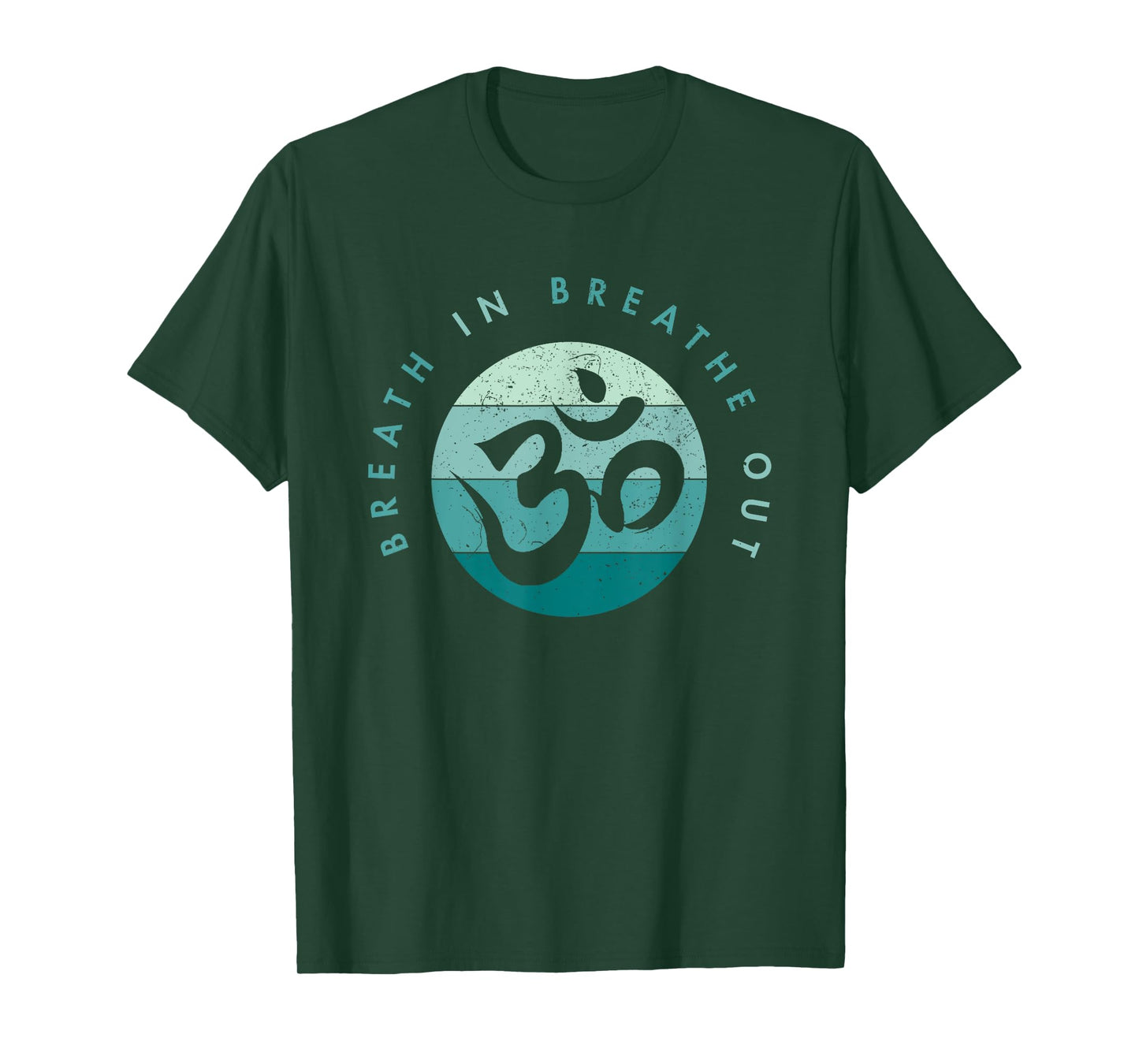 Yoga Meditation - Om Symbol - Breathe In Breathe Out T-Shirt