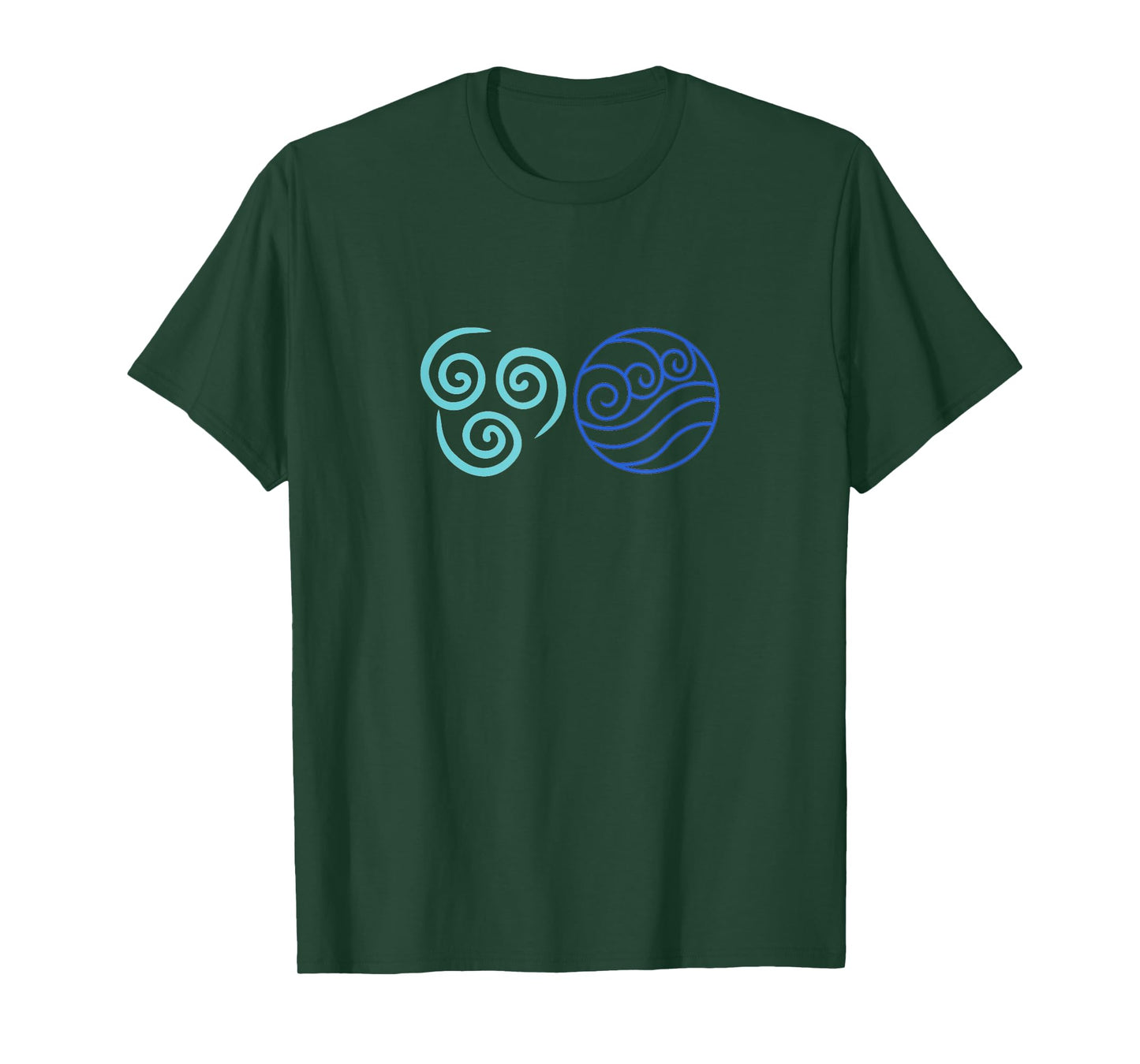 Water and air element symbol for spiritual connection T-Shirt