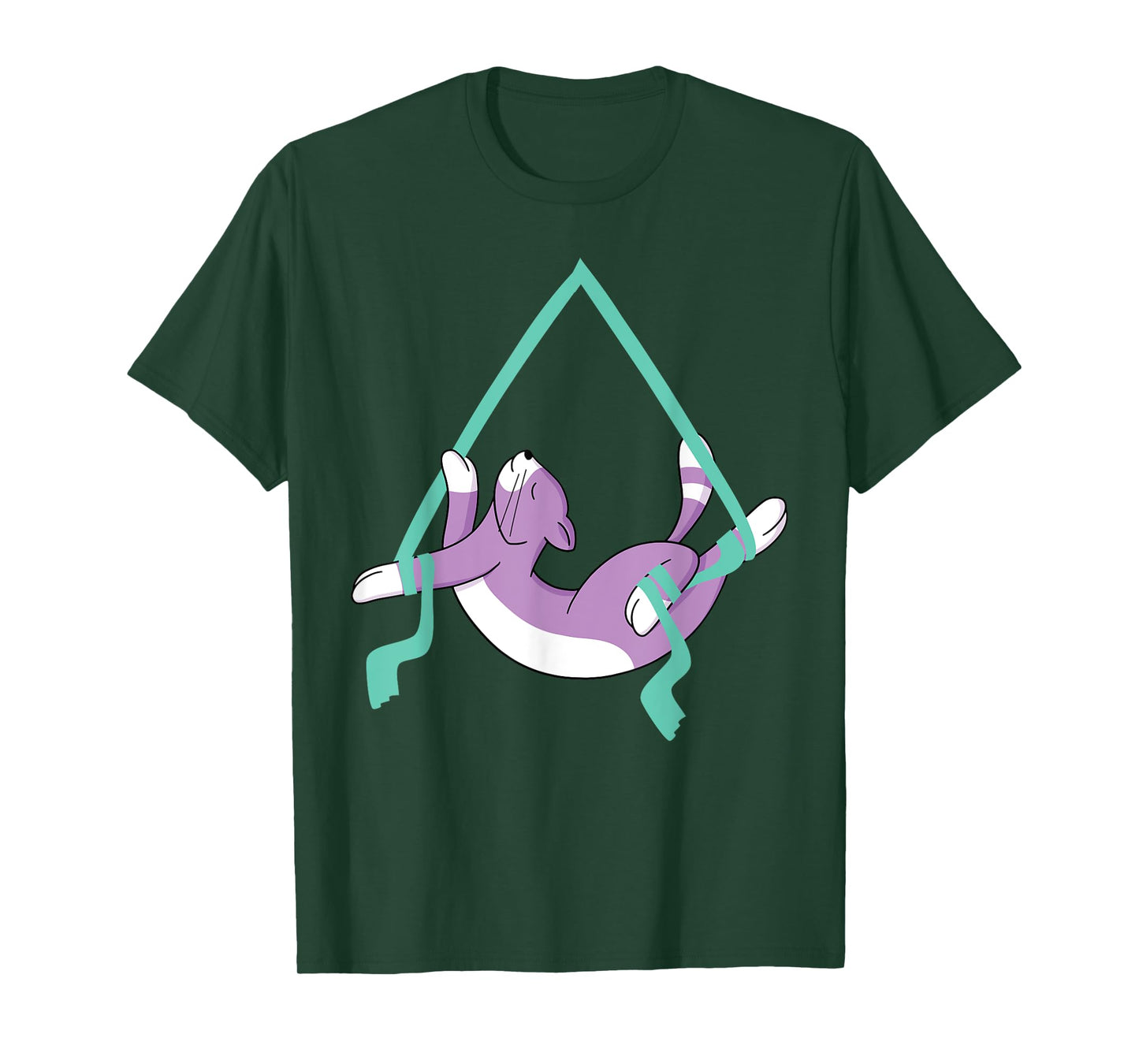 Aerialist Cat Aerial Profession Yoga Fitness T-Shirt for Men Women Girls Kids