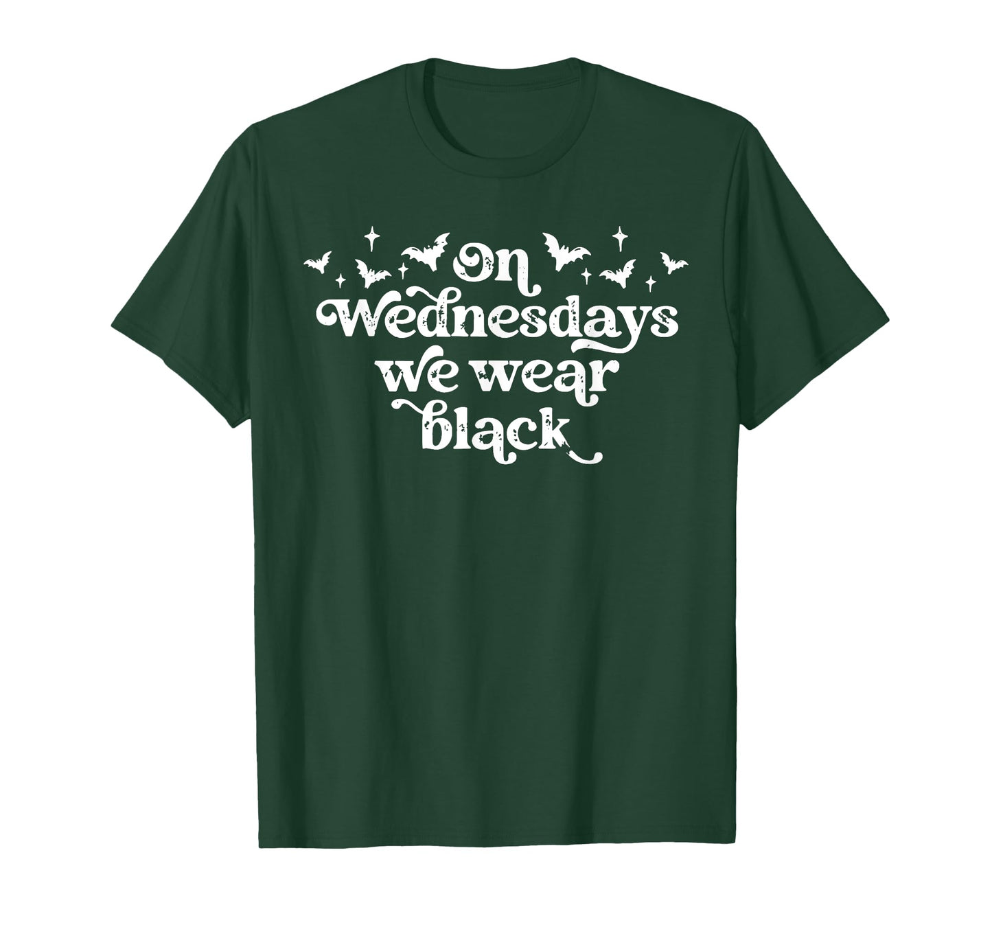 On Wednesdays we wear Black T-Shirt