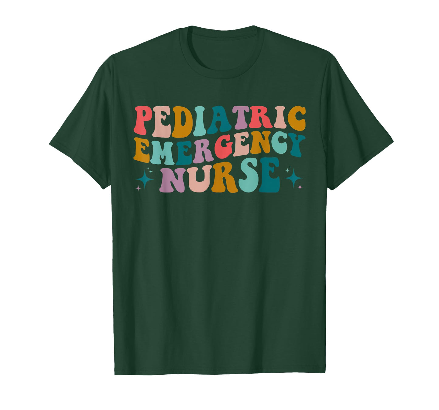 PEDS Emergency design Pediatric ER Nurse Emergency Room RN Nursing groovy retro T-Shirt