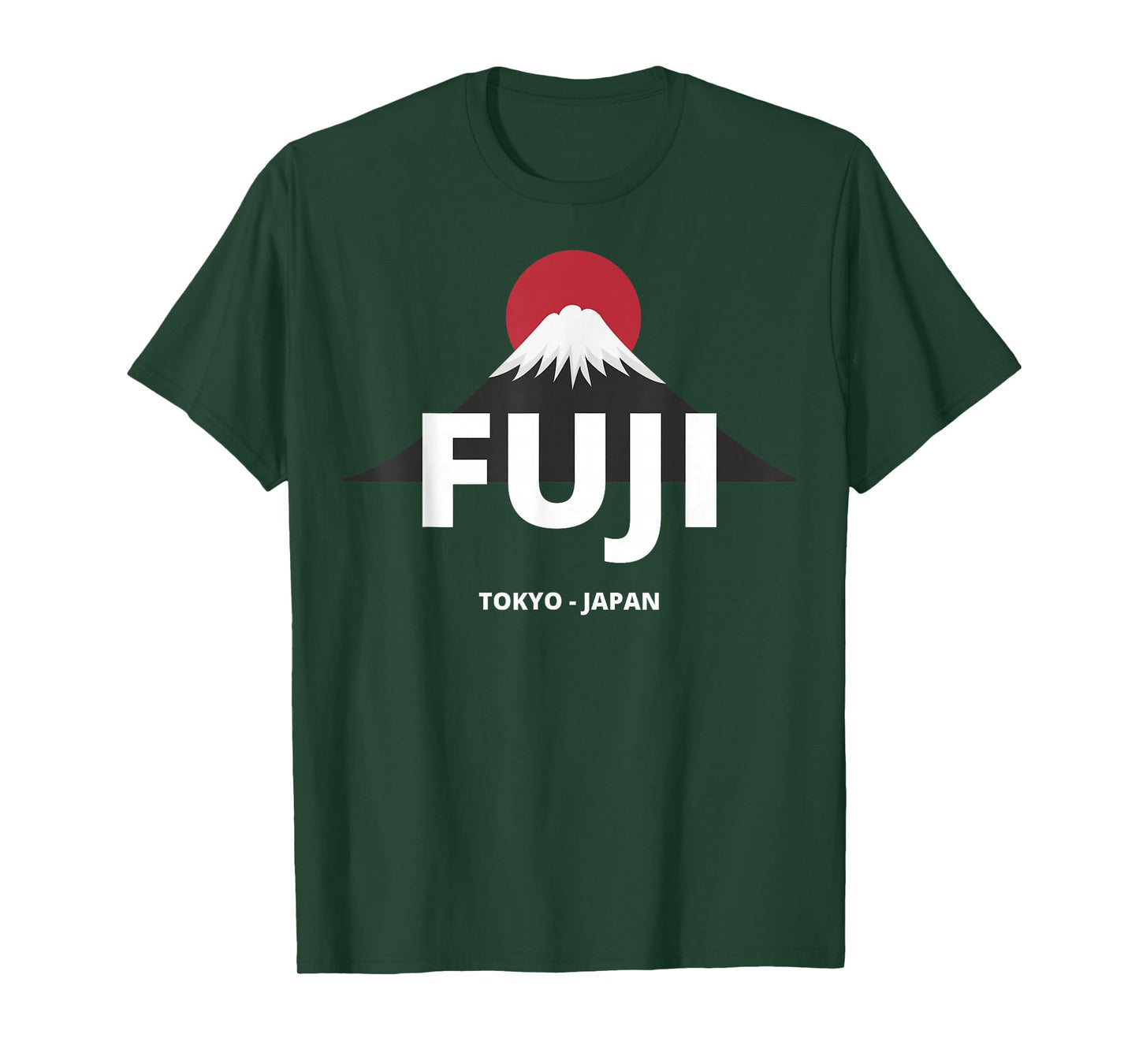 Retro Mount Fuji Japan Japanese Tradittional Mens Graphic T-Shirt