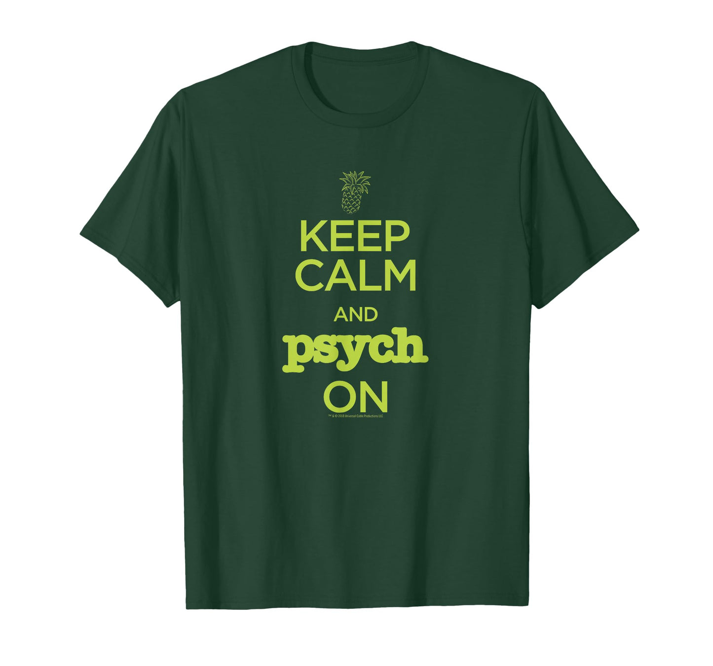 Psych Keep Calm and Psych On Standard T-Shirt - Official Tee T-Shirt