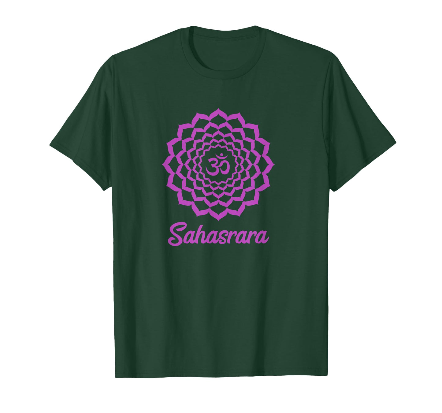 Crown Chakra Symbol Purple Sahasrara Yogi Yoga T-Shirt