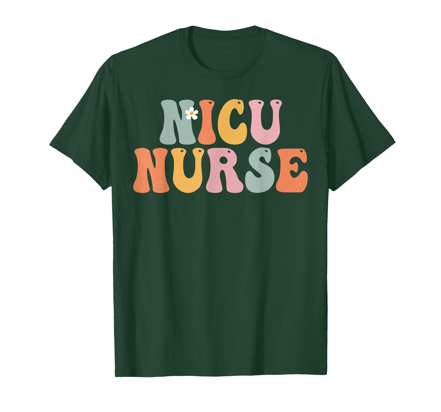 Nicu Nurse Week Groovy Appreciation Day For Women For Work T-Shirt