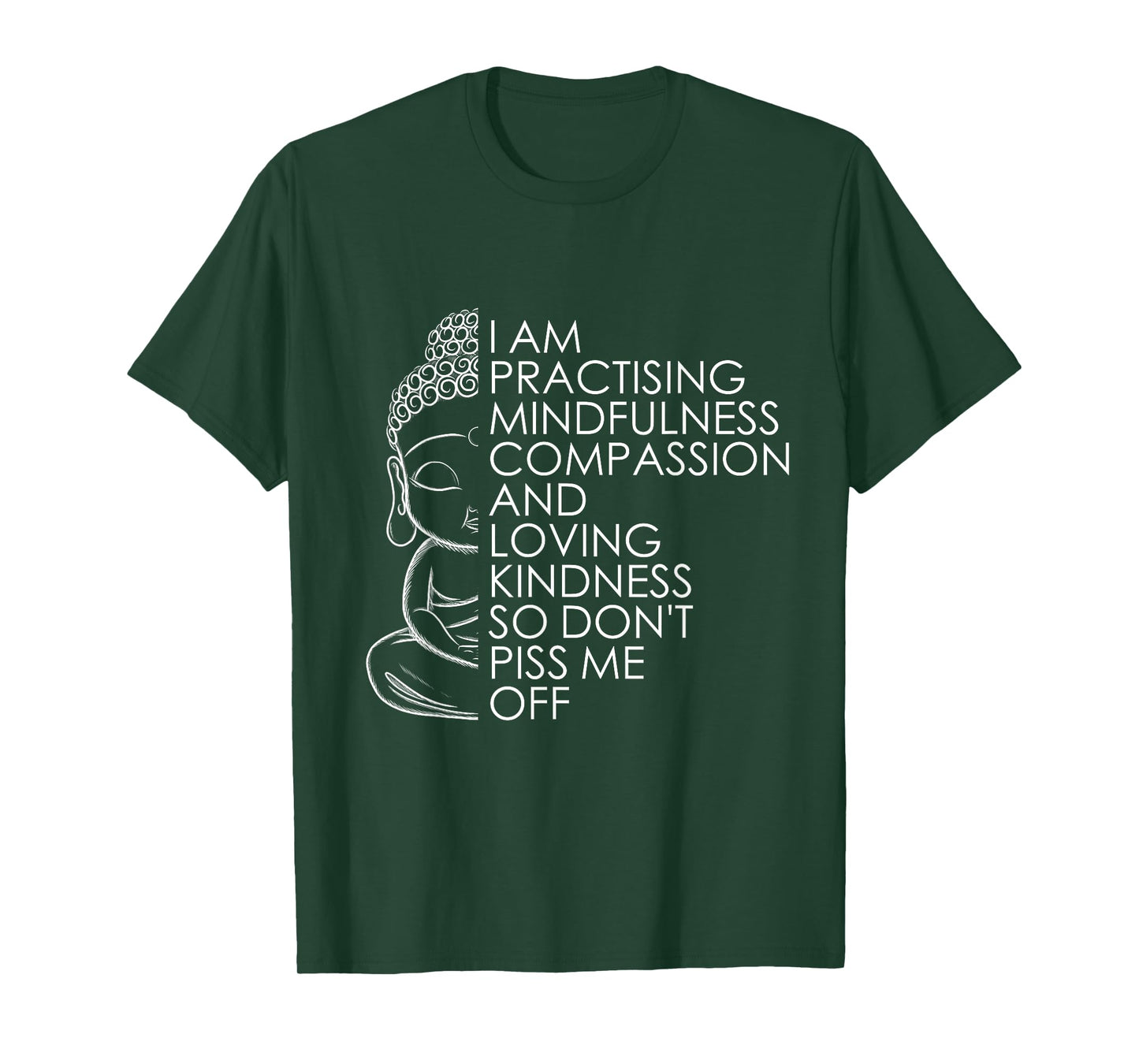 Funny Sarcastic Spiritual Buddha Yoga Meditation Zen T-Shirt