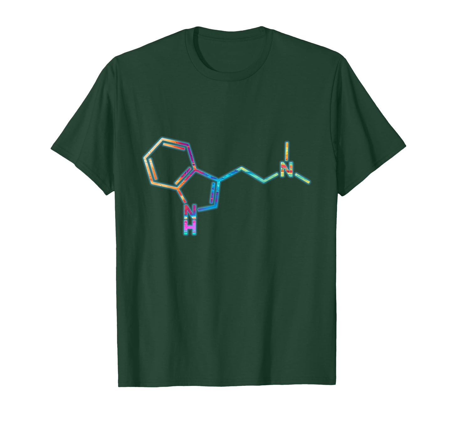 Spiritual DMT Molecule T-Shirt for Psychedelic Art Lovers