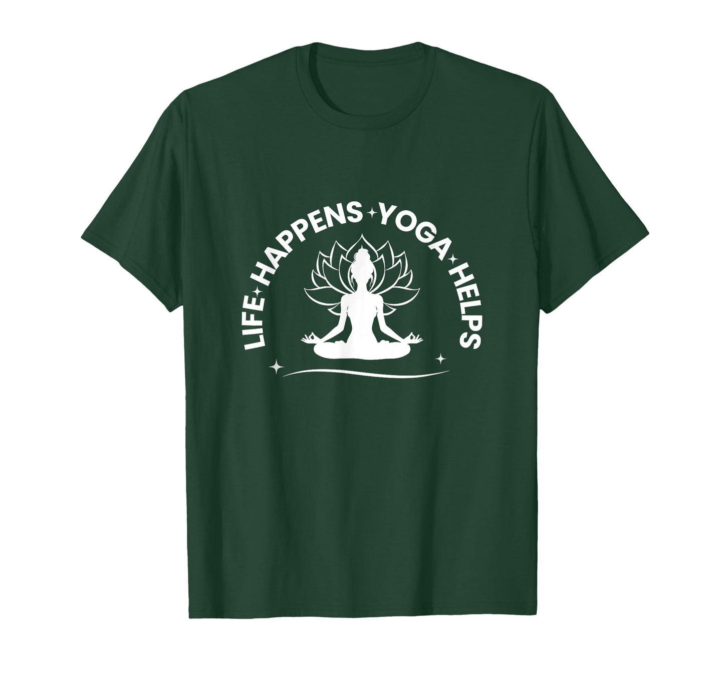 Life Happens Yoga Helps Meditation & Yoga T-Shirt