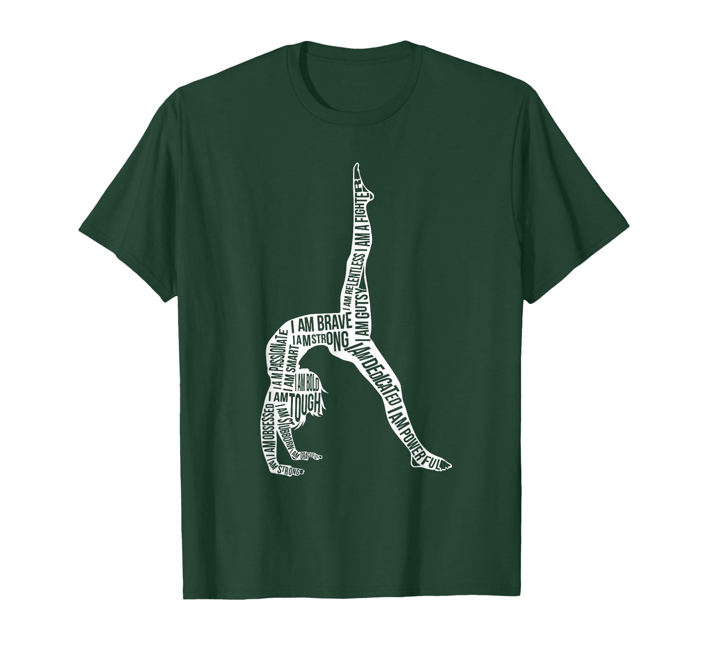 Cheerleading Tumbling Flip Acrobatic Girls Design Gymnastics Typography Funny Gymnast Handstand Women's Black Short Sleeve Classic Fit T-Shirt