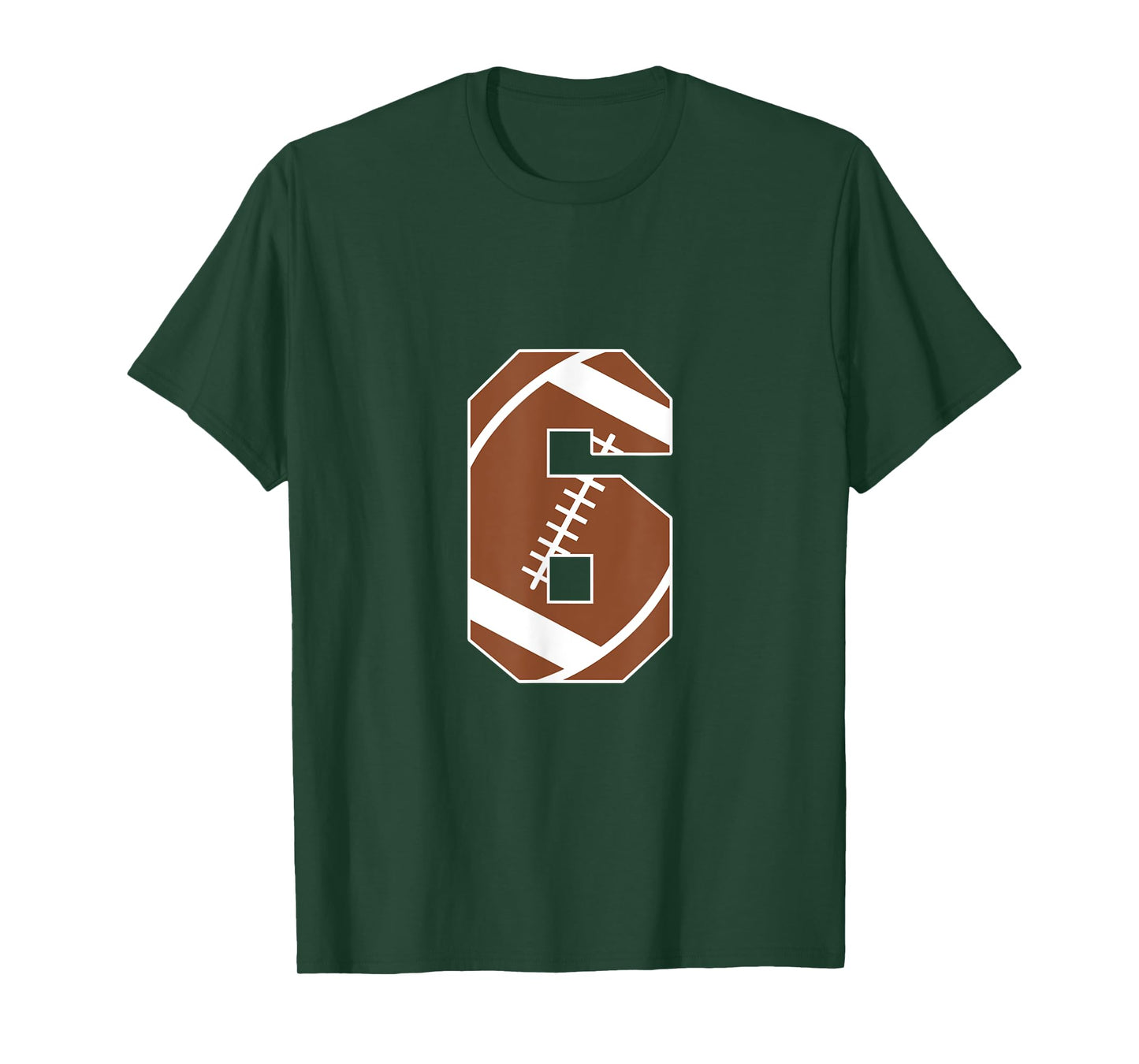 6th Birthday Kids Football Birthday Party 6 Years Old Boys T-Shirt