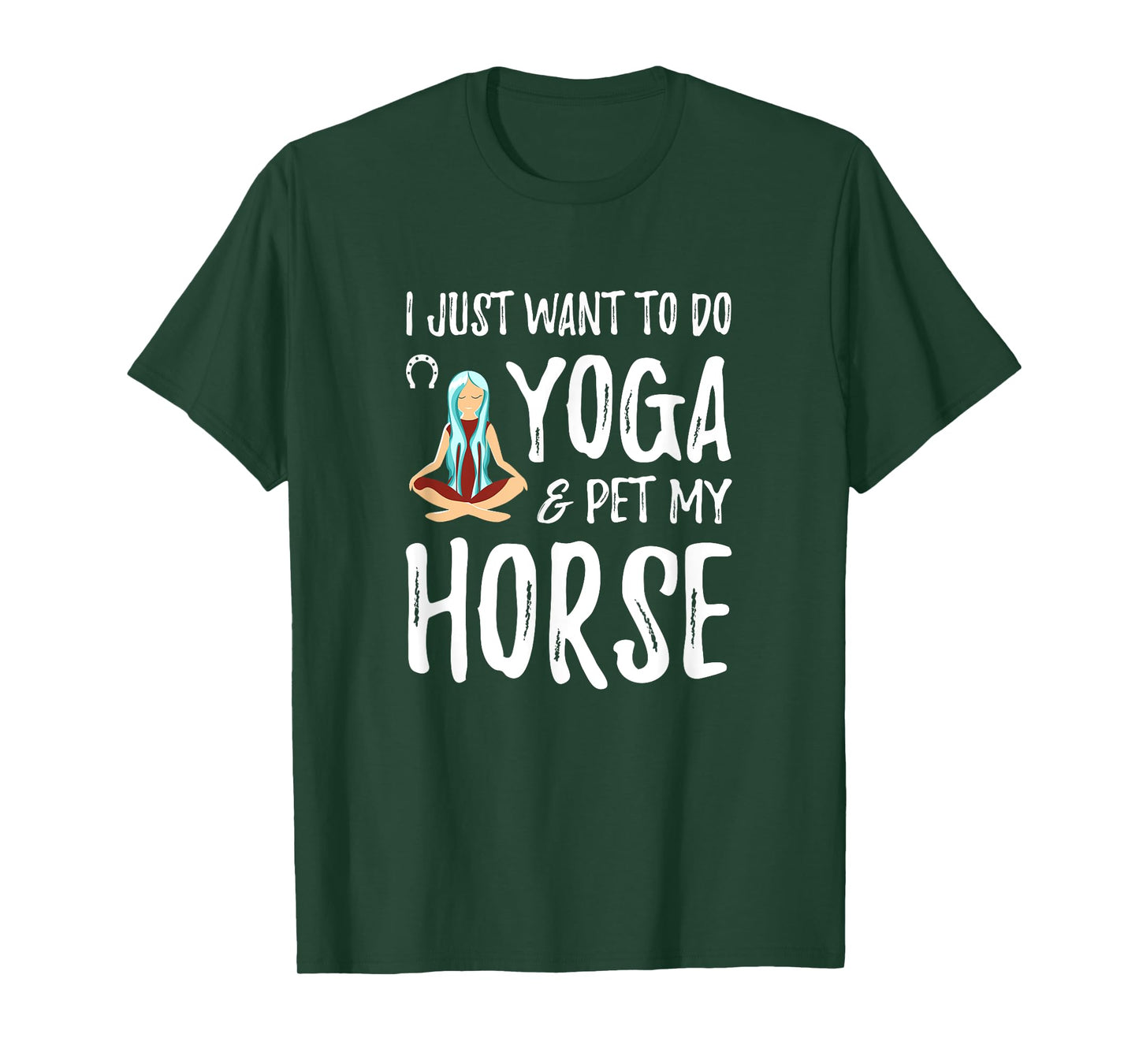 Yoga and Horse for Funny Horse Mom Gift Idea T-Shirt