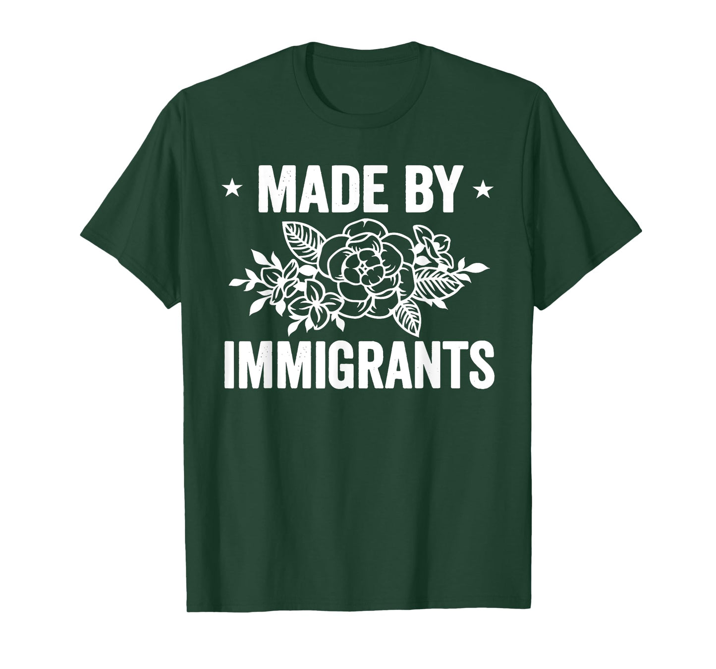 MADE BY IMMIGRANTS Funny design T-Shirt