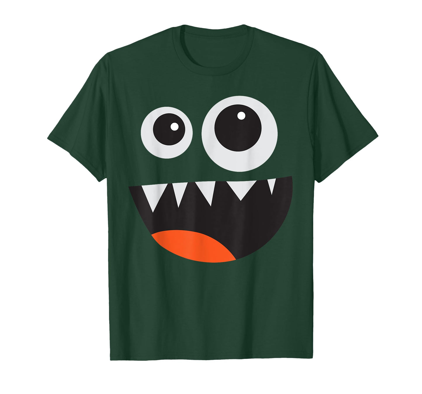 Men's Women's Cute Monster Face Costume Halloween T-Shirt