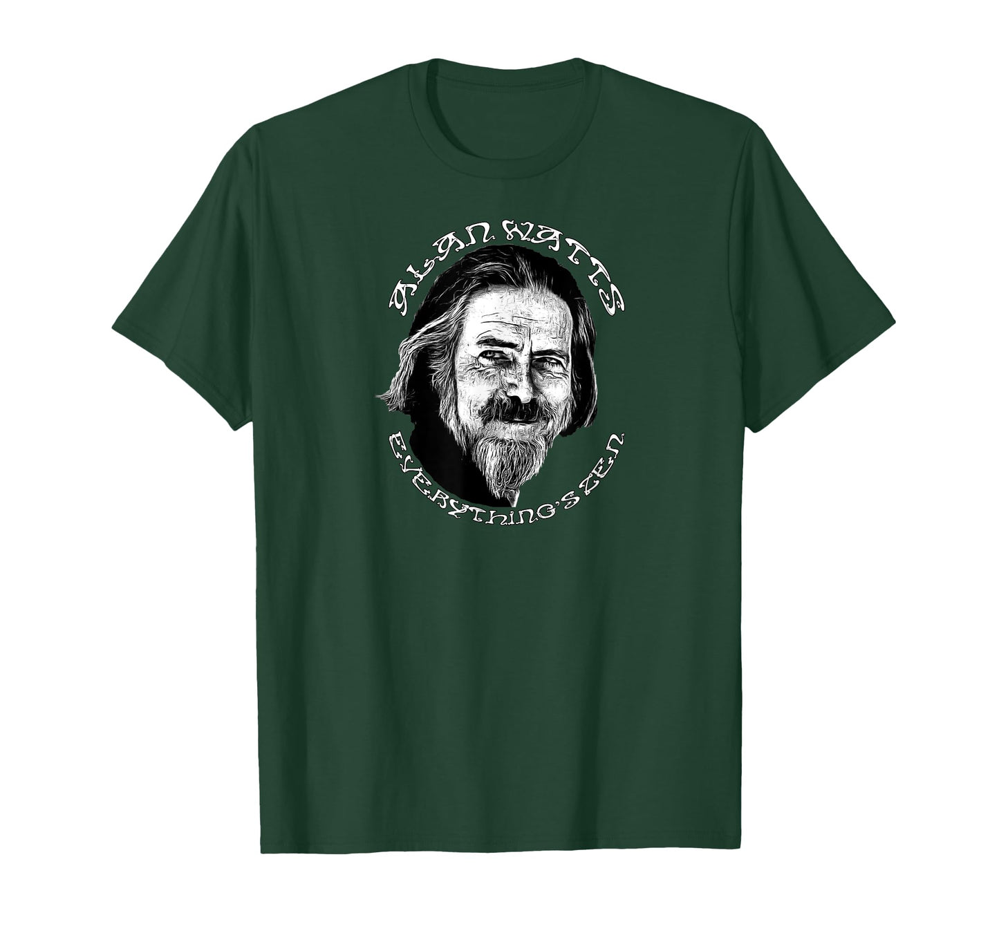 Alan Watts Everything's Zen - meditation spiritual T-Shirt