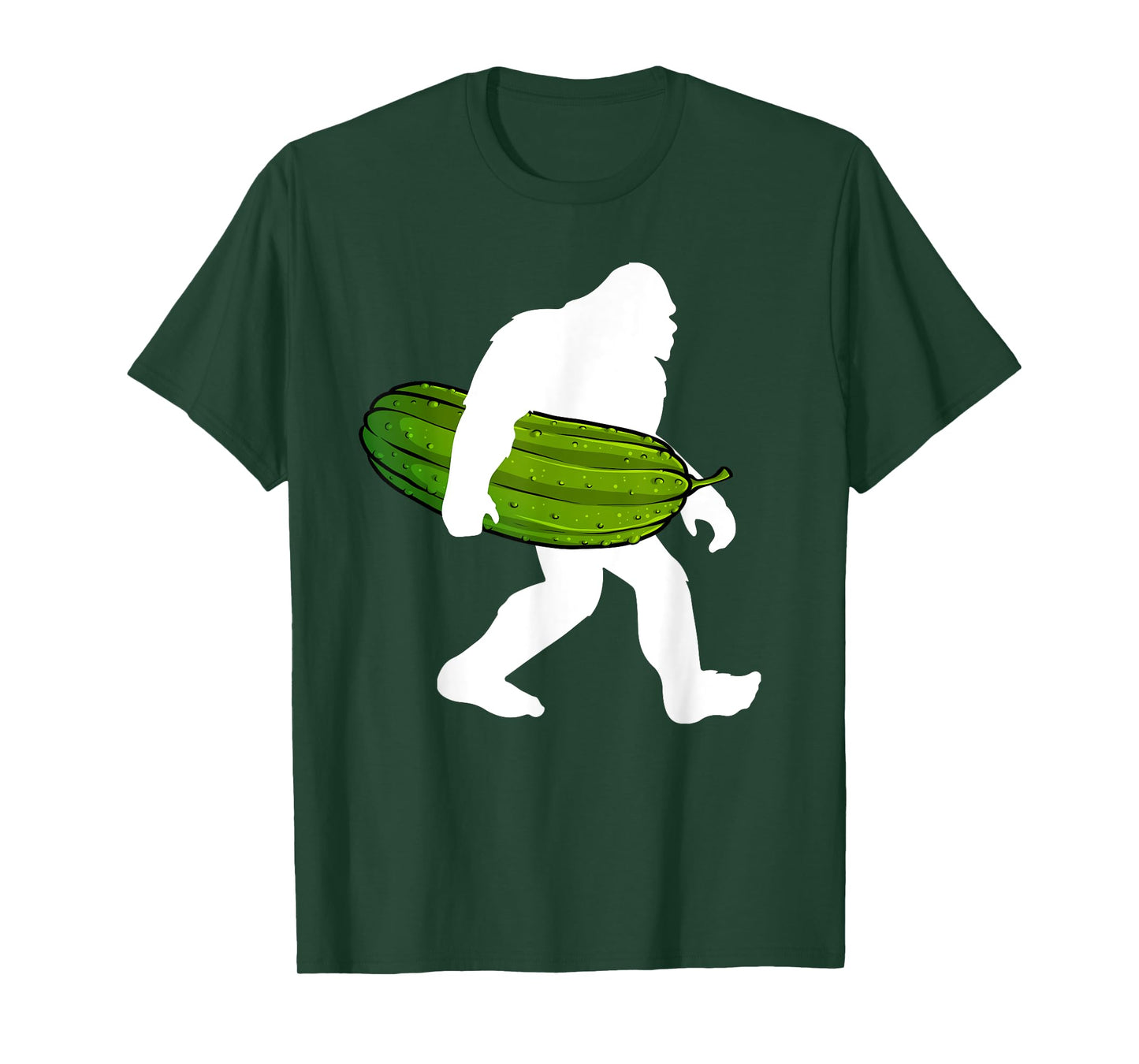 Pickle Art For Men Women Kids Bigfoot Cucumber Pickle Lover T-Shirt