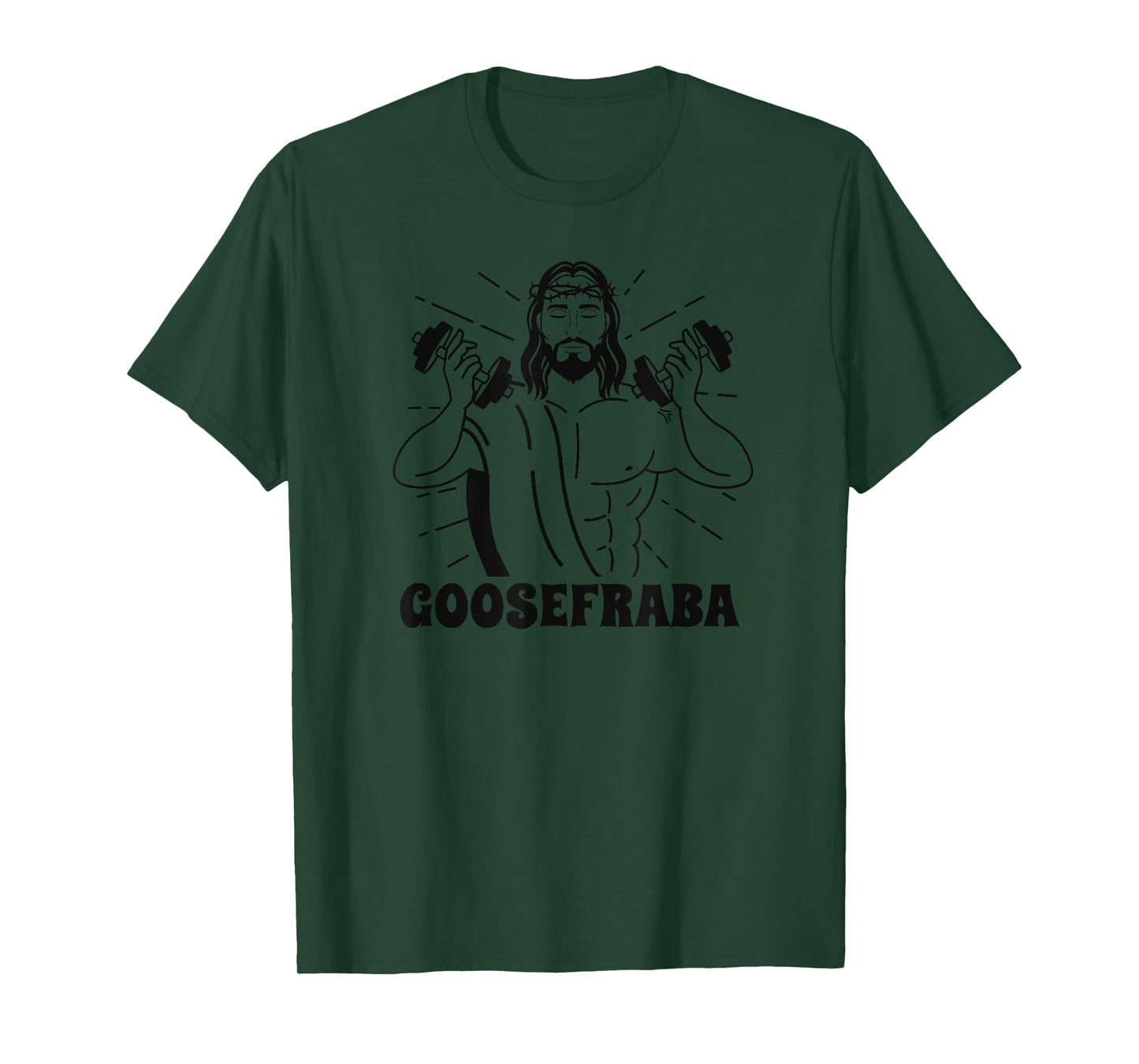 Goosefraba Yoga Workin' Out Zen Buddha Funny Sayings Quotes T-Shirt