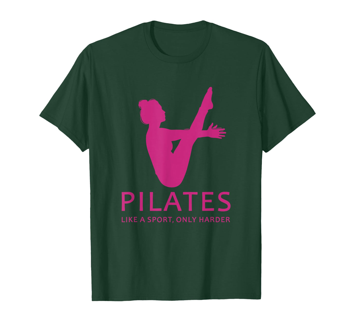 Pilates Like A Sport Only Harder Funny Contrology Saying Gag T-Shirt