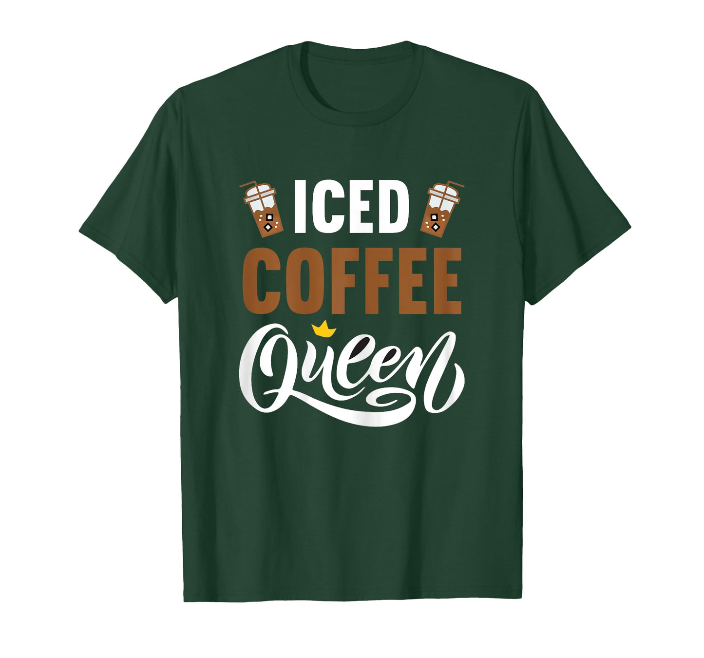 Womens Iced Coffee Queen T-Shirt