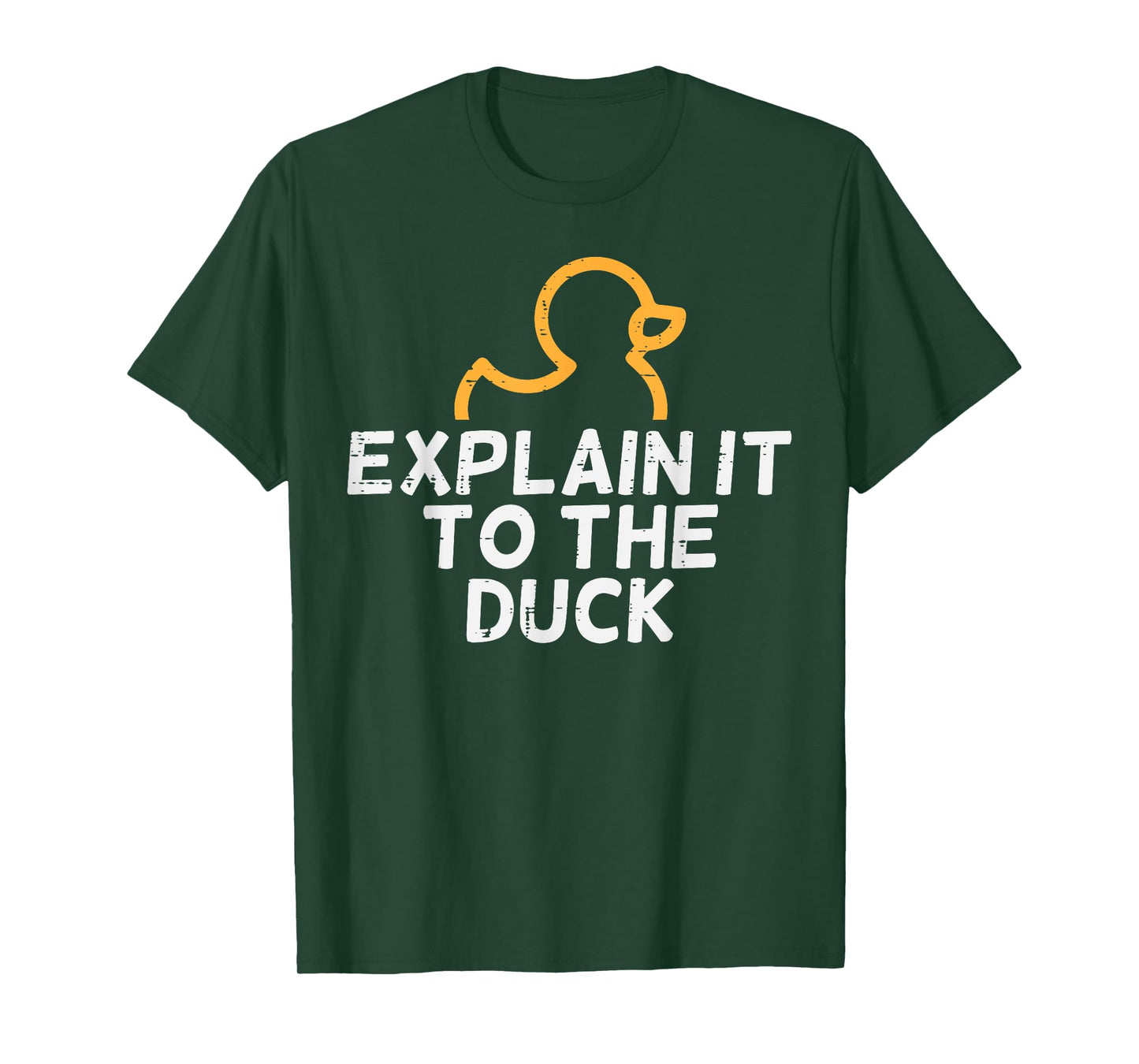 IT Coder Programmer Tech Developer Shirts Men Programmer Explain To The Duck IT Debugging Coding Women Men T-Shirt