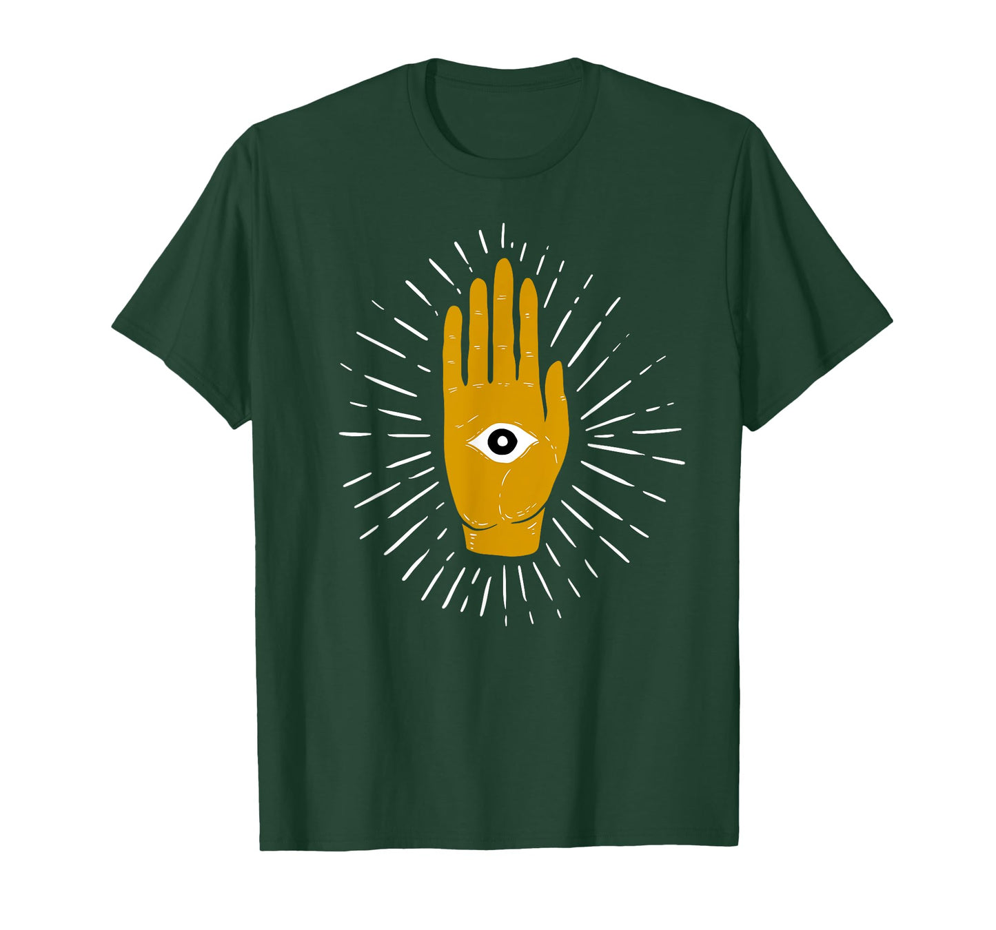 Spiritual Mystic Eye Third Eye All Seeing Eye Hamsa Hand T-Shirt