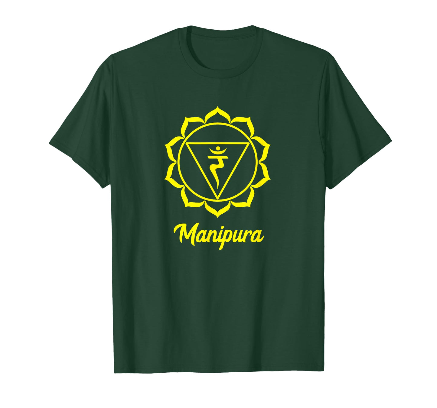 Solar Plexus Chakra Symbol Yellow Manipura Yogi Yoga T-Shirt