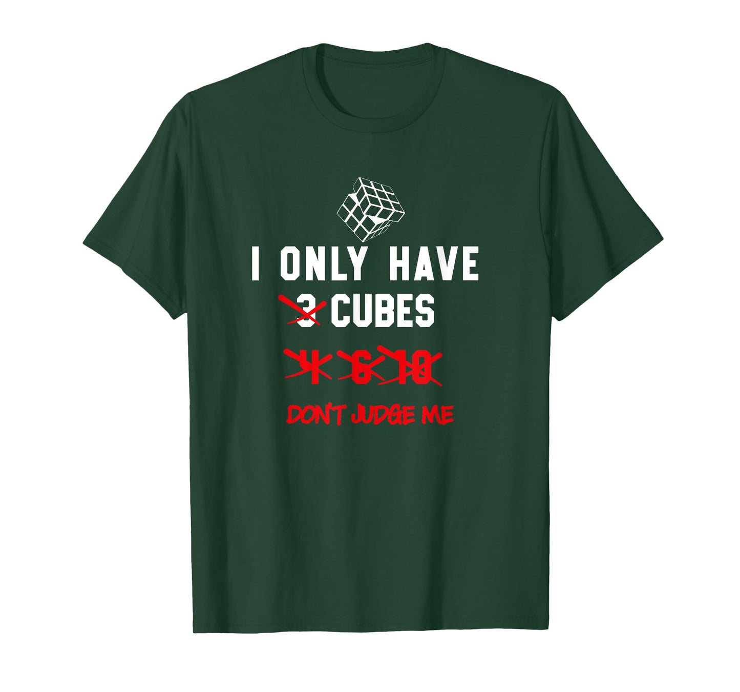 I Only Want Puzzle Cube Funny Speed Cubing Youth Math T-Shirt