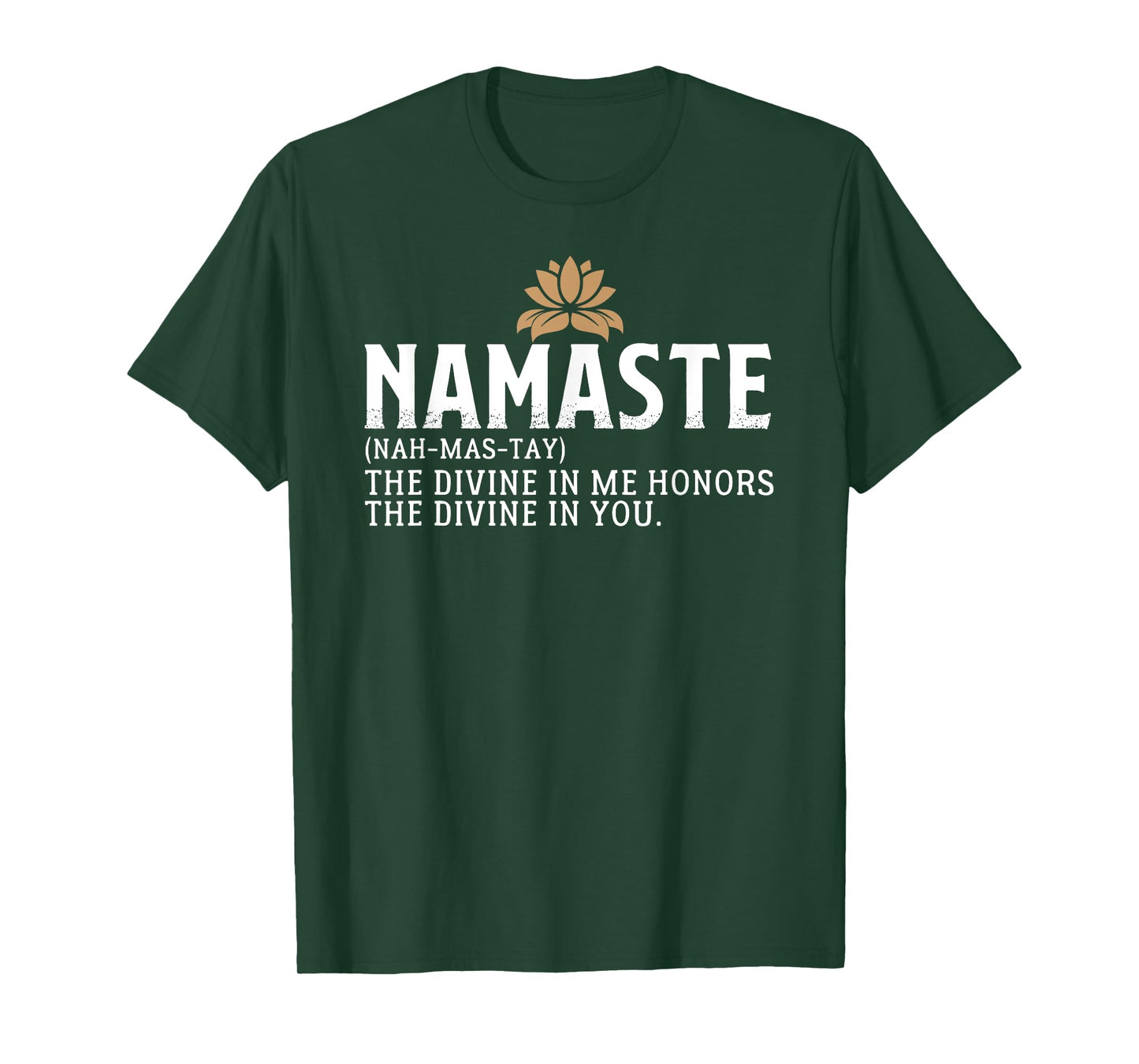Namaste Definition The Divine In Me Honors The Divine In You T-Shirt