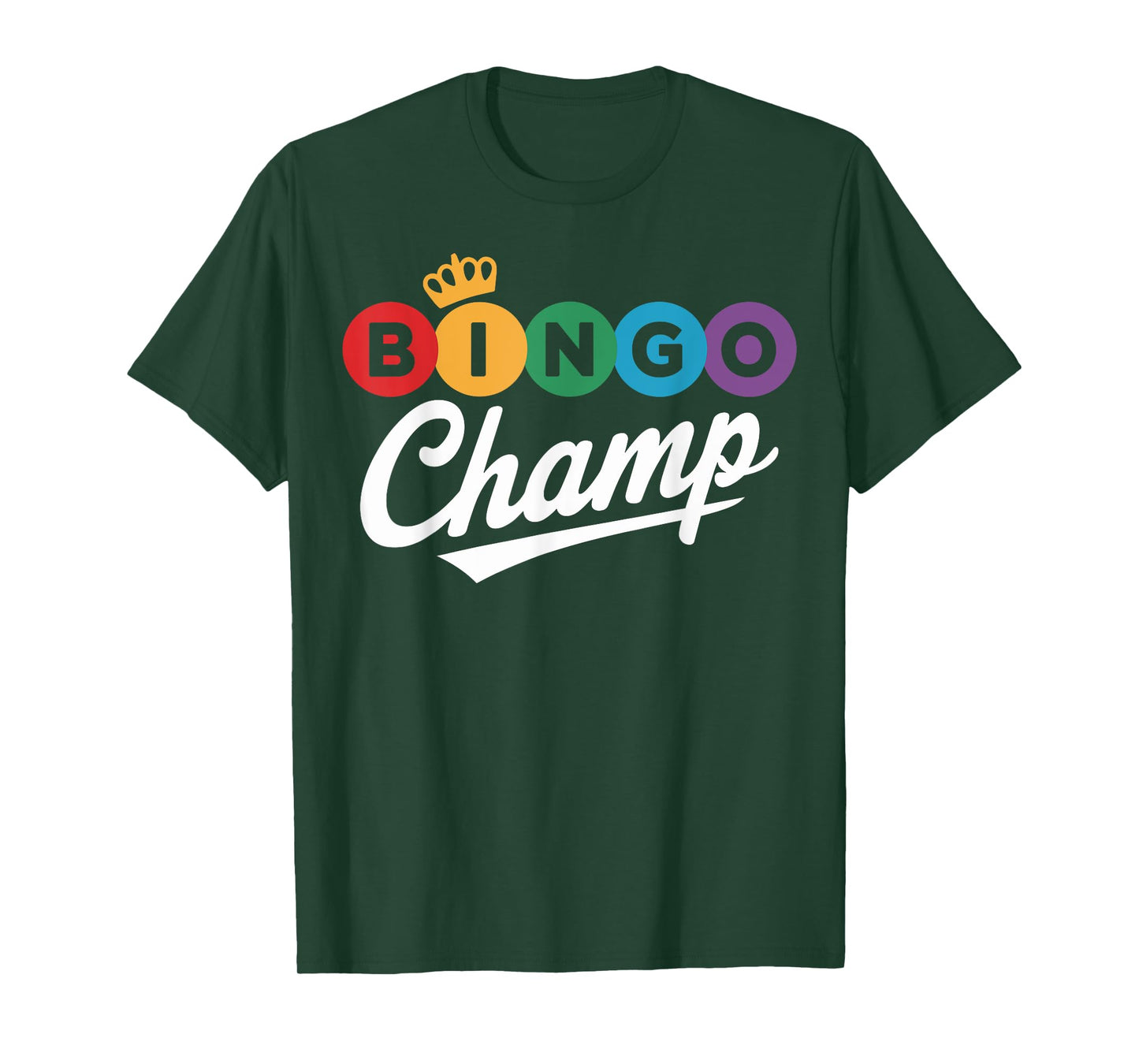 Bingo Champion Winning Strategy Fun Game Night Vibes T-Shirt