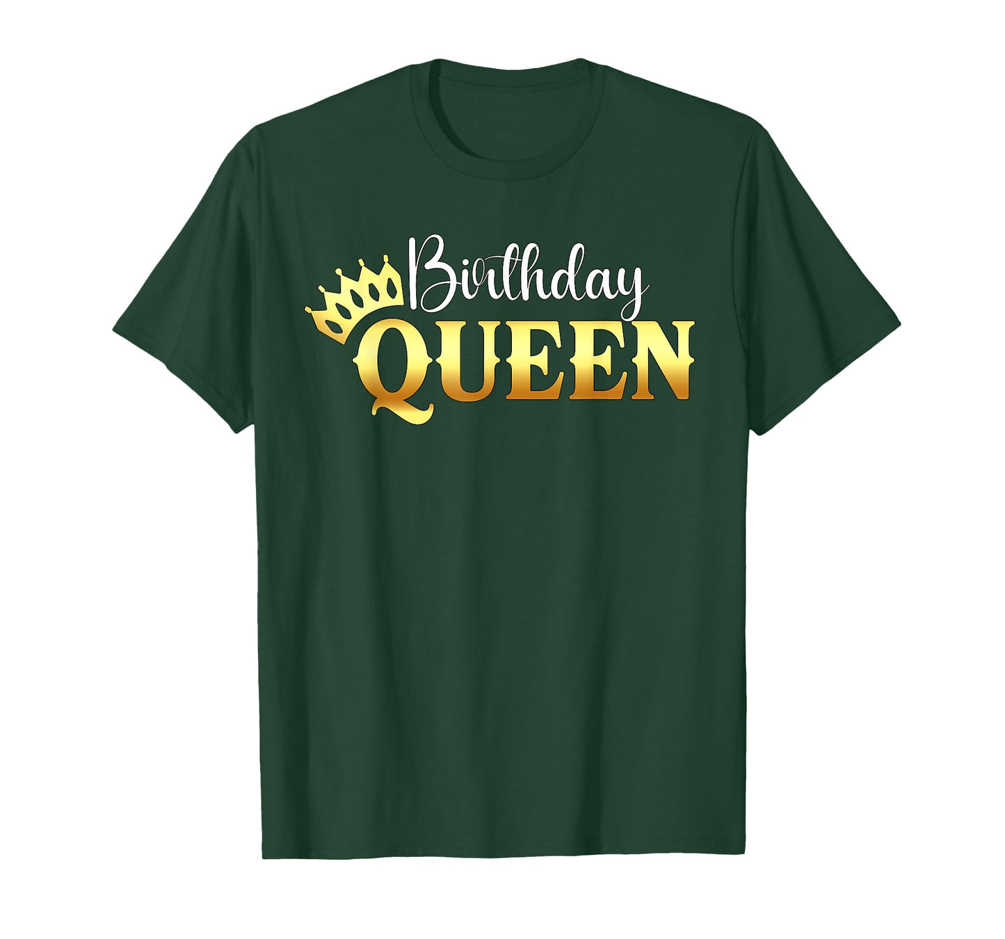 Funny Birthday Shirt Birthday Queen Crown Birthday Queen T-Shirt