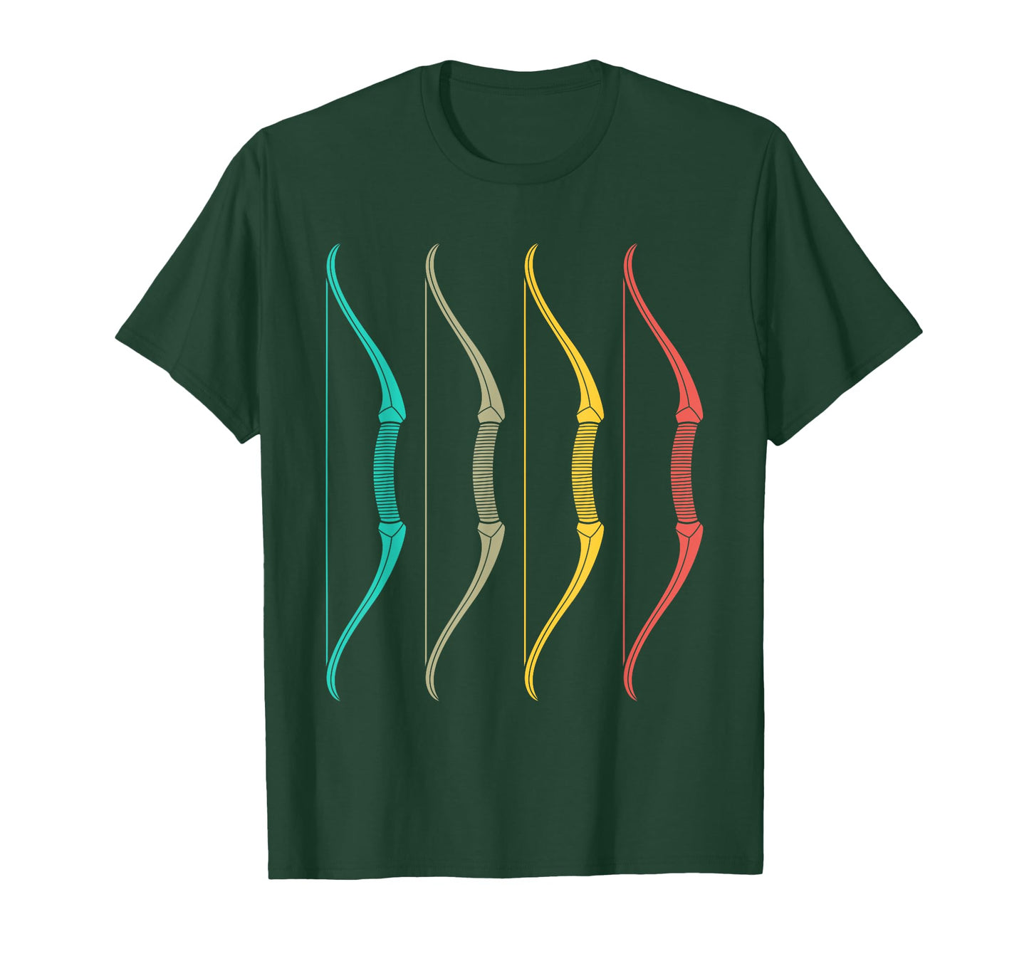 Vintage Archery With Bow Funny Classic Archers Bowman Outfit T-Shirt