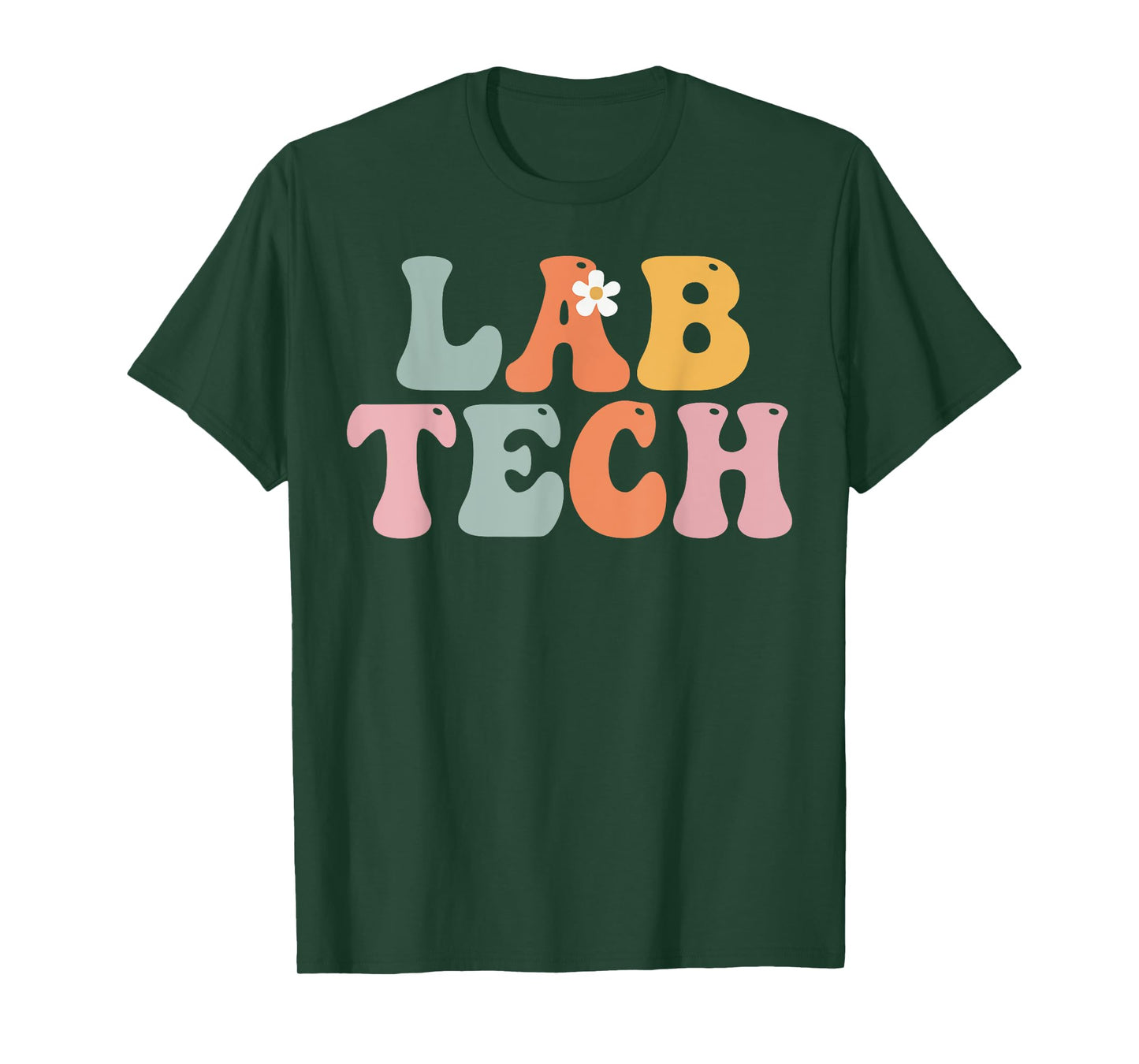 Lab Tech Week Groovy Appreciation Day For Women For Work T-Shirt
