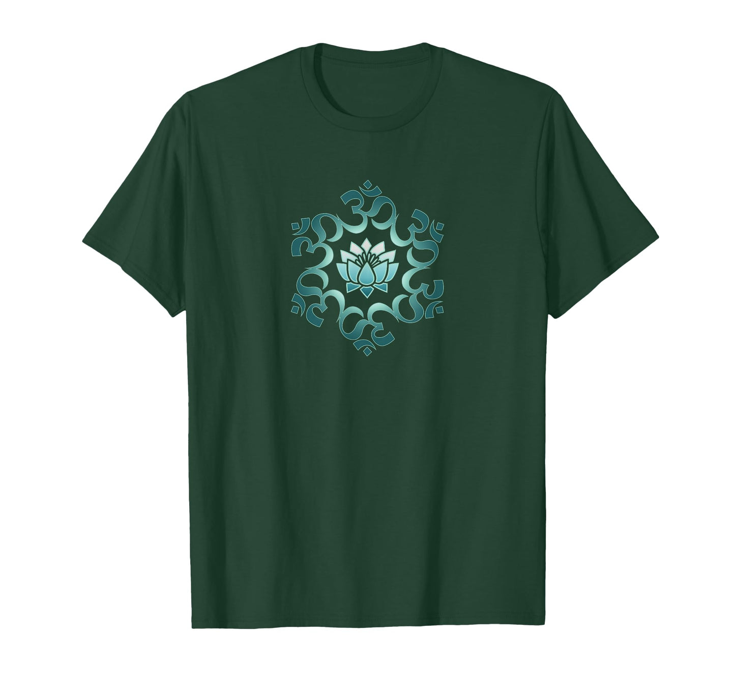 Om, mantra, symbol, mandala, lotus flower, Buddhism, yoga T-Shirt