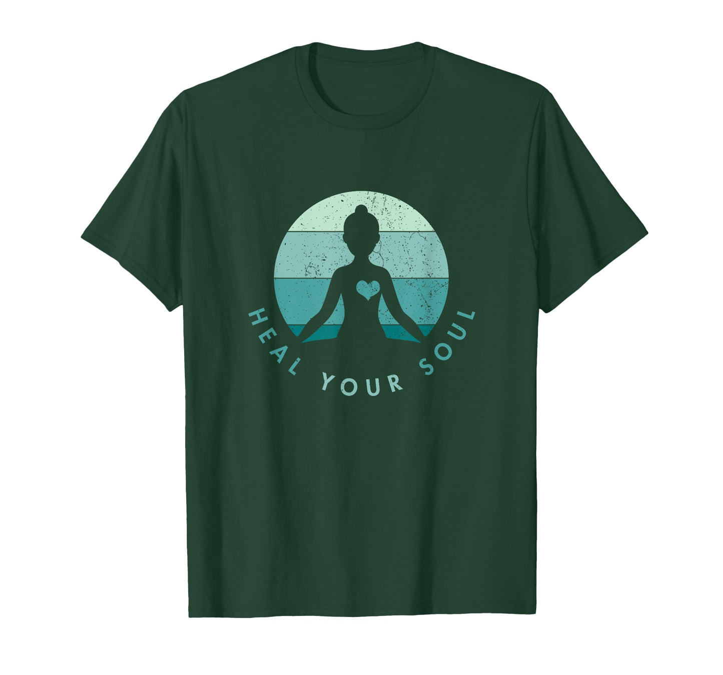 Yoga Meditation - Heal Your Soul Peace T-Shirt