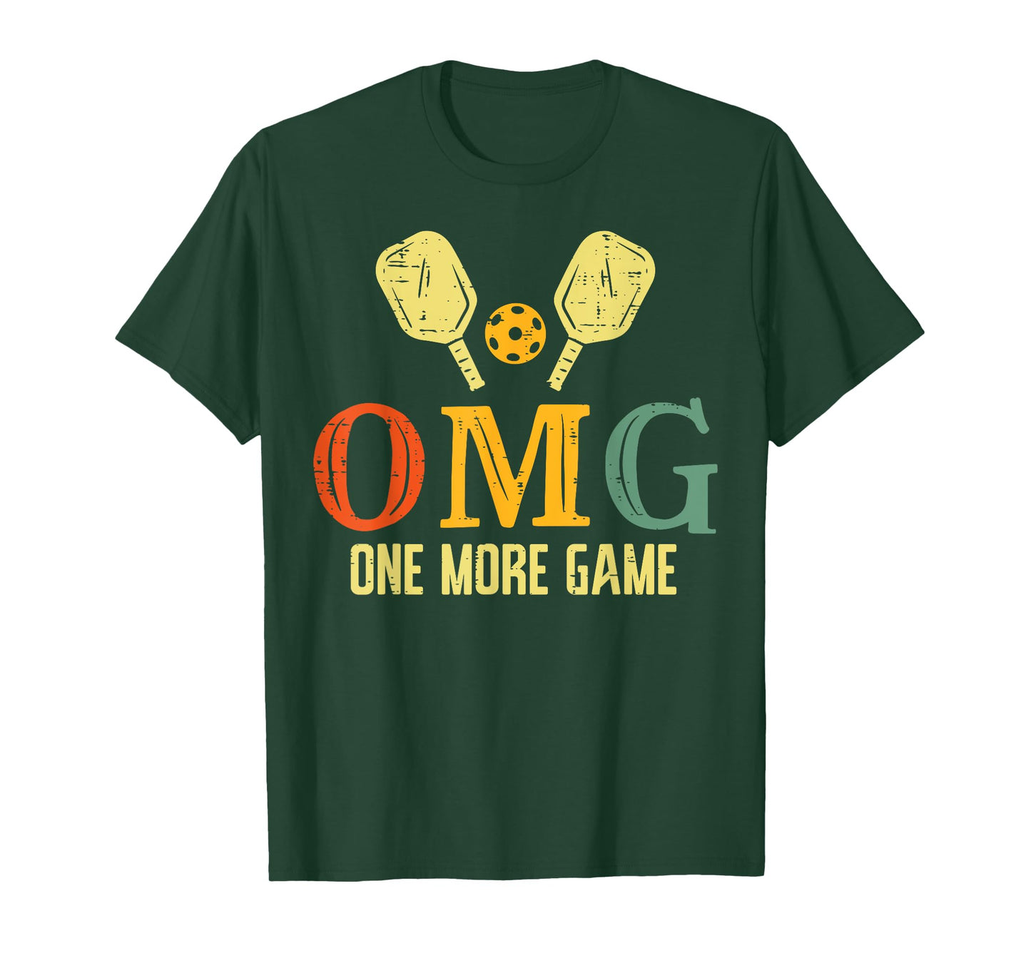 Pickleball OMG One More Game Pickle Ball Sports Men Women T-Shirt
