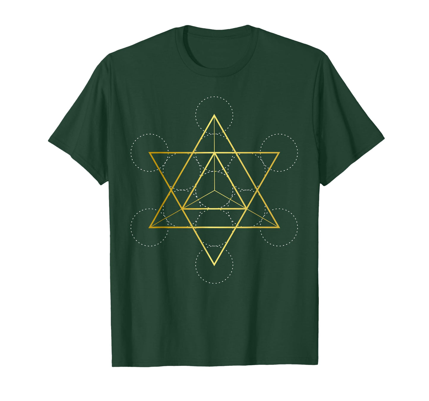 Star Tetrahedron Sacred Geometry Art T-Shirt