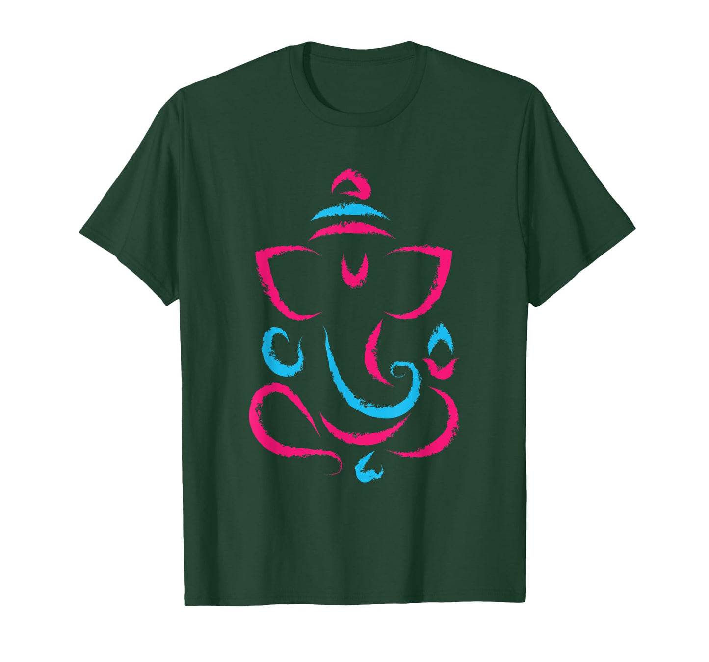 Yoga Hindu Indian Meditation Deepavali Diwali Rangoli Ganesh T-Shirt