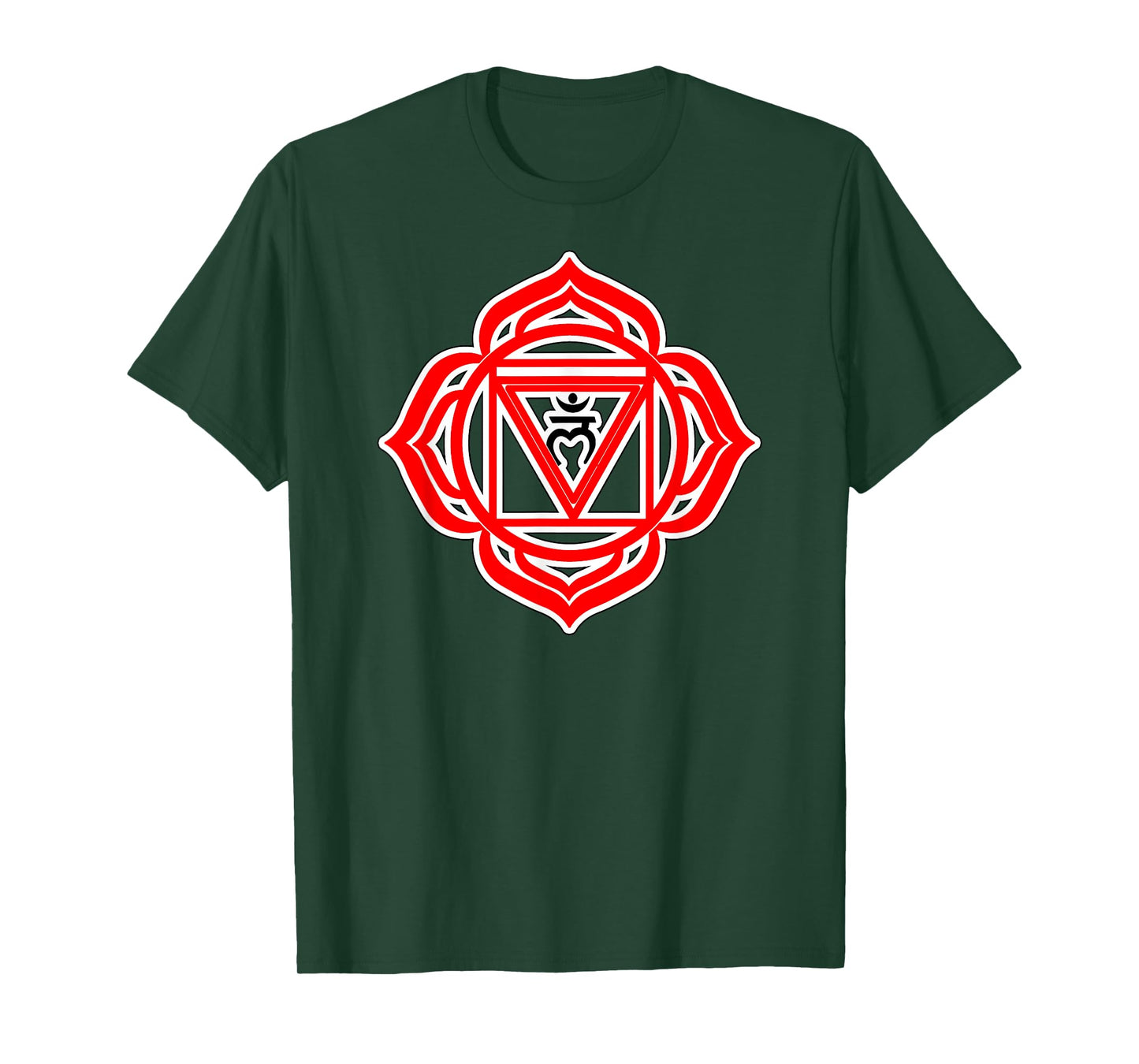 Yoga Muladhara Root Basic Truth Red Chakra T-Shirt