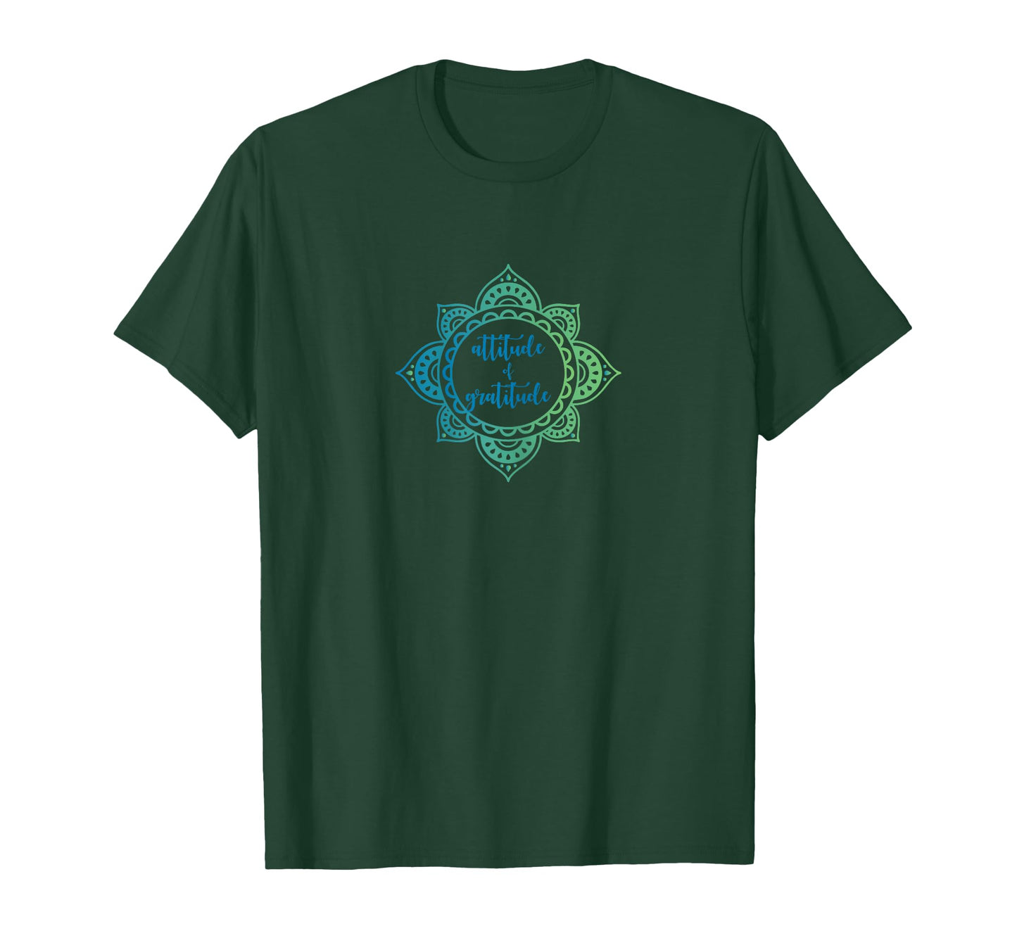 Attitude of Gratitude Mandala t-shirt grateful spiritual