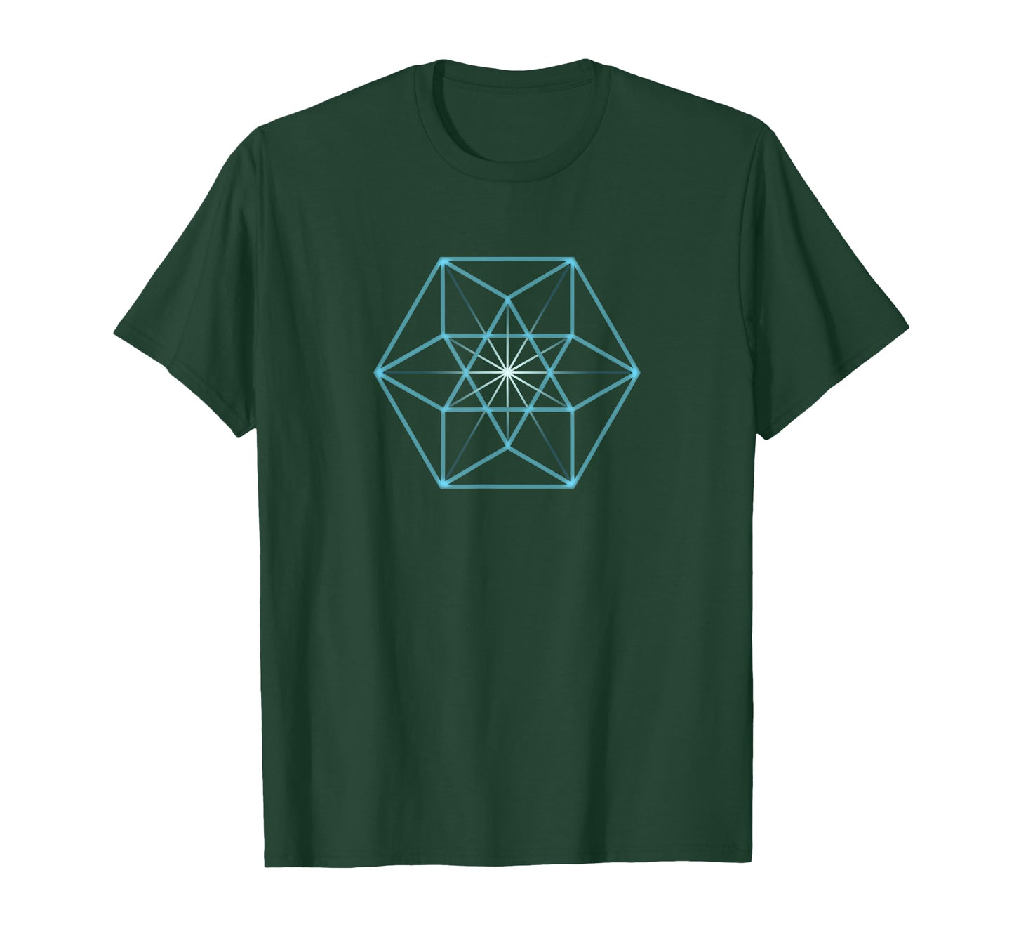 Vector Balance, Sacred Geometry, Cuboctahedron, Natural T-Shirt