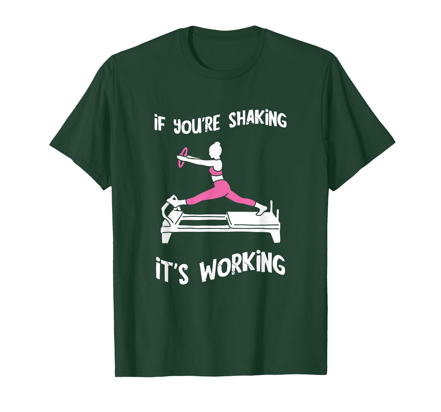Pilates Workout Shaking Pilates Fitness Instructor Pilates T-Shirt