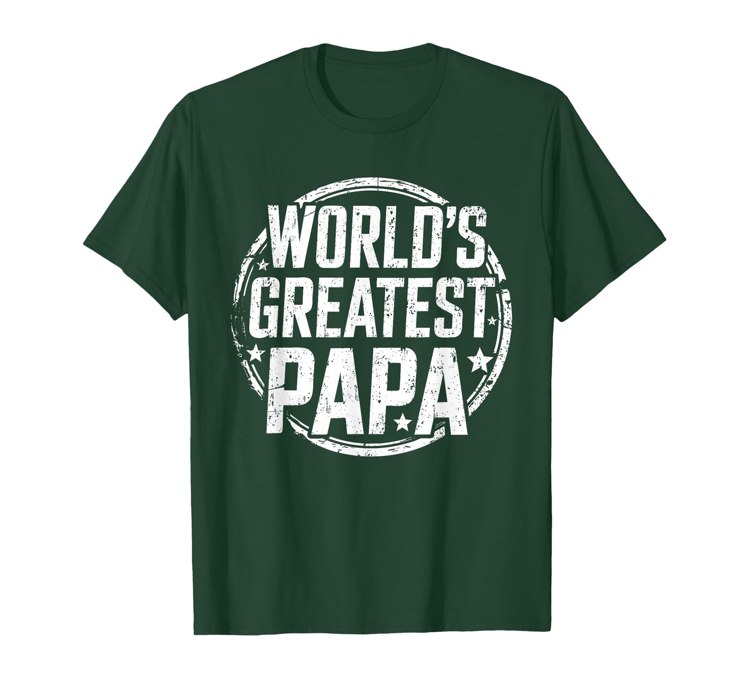 World's Greatest Papa Shirt Best Grandpa Men Fathers Day T-Shirt