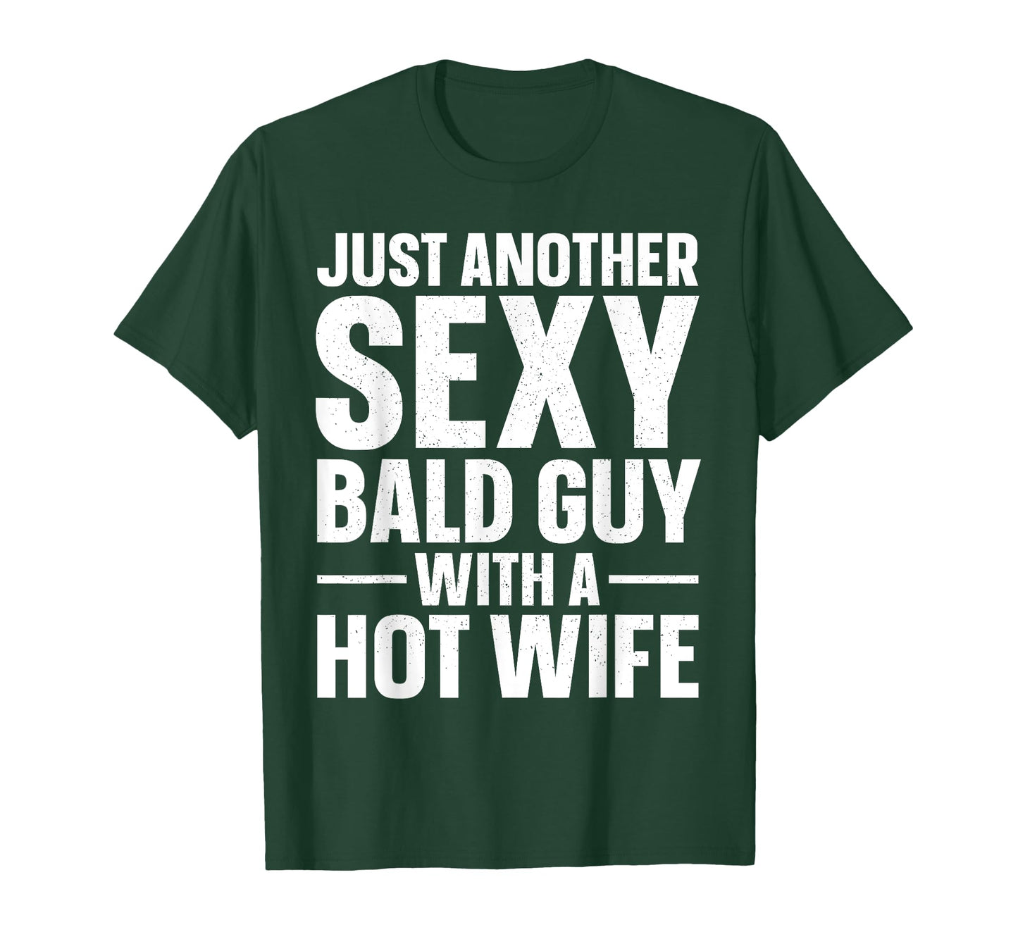 Funny Bald Guy Design For Men Dad Husband Hairless Bald Man T-Shirt