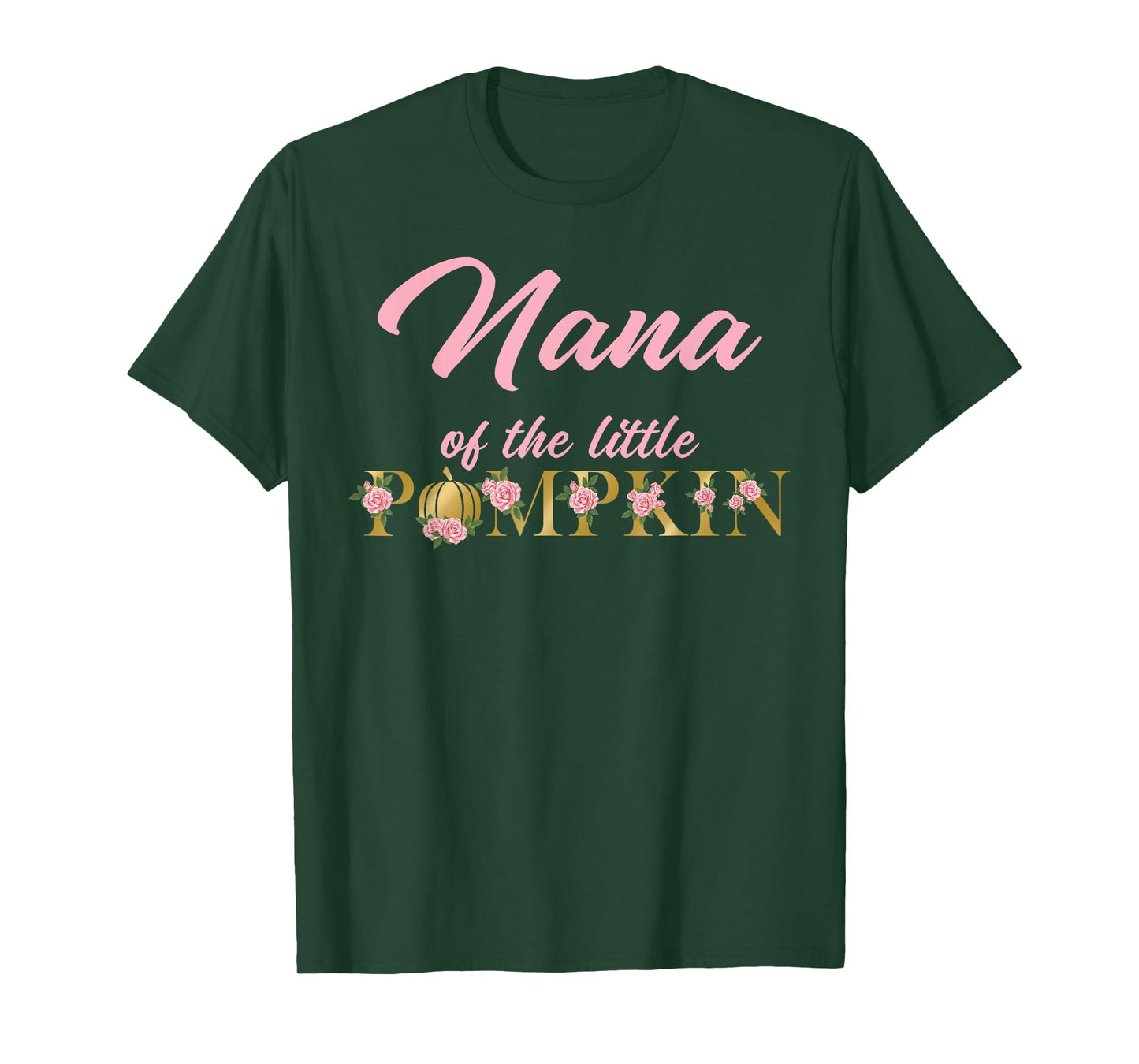Nana of Little Pumpkin First Birthday Autumn Pumpkin T-Shirt