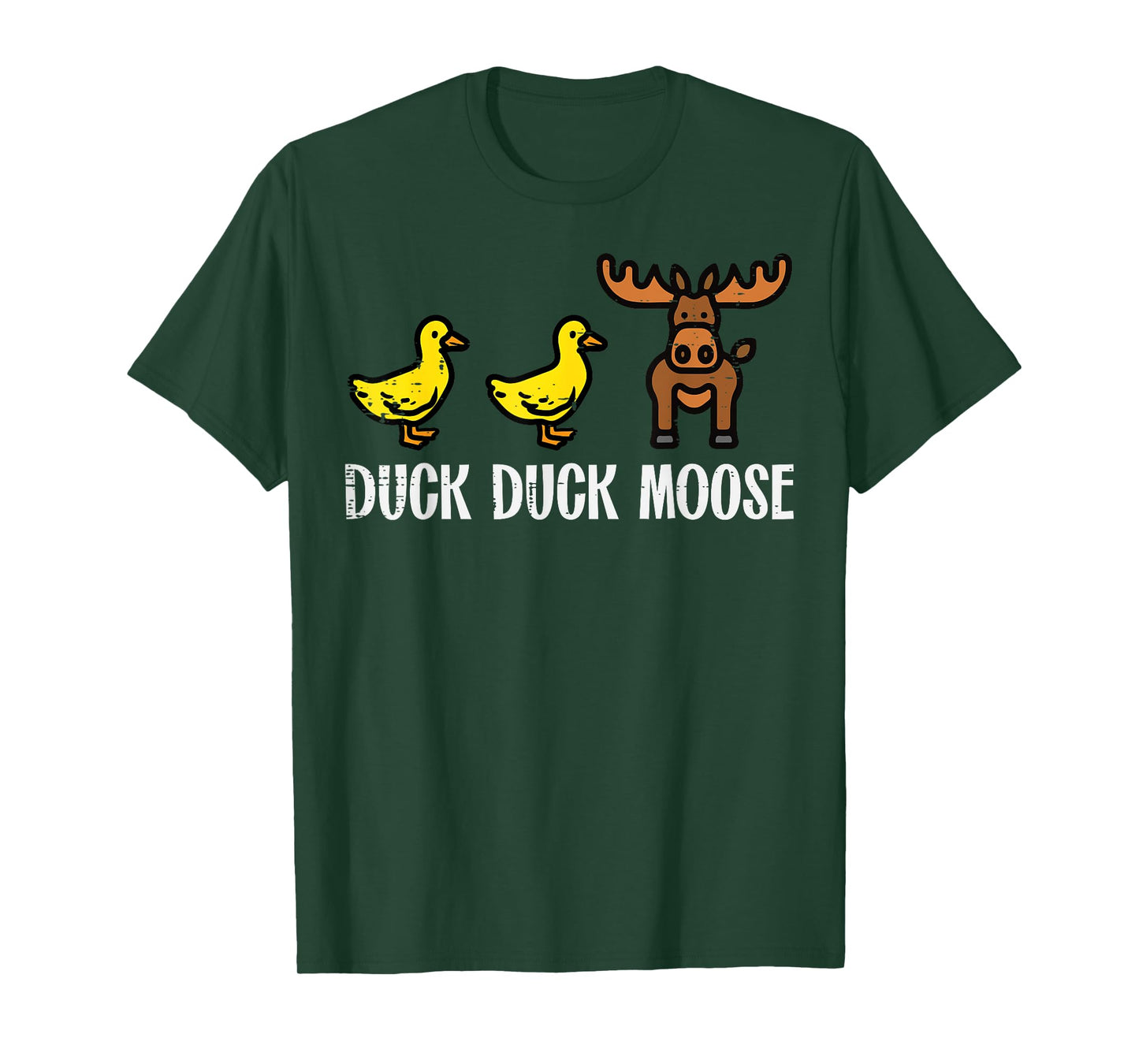 Duck Duck Moose Funny Game Pun Boys Girls Kids Toddler Women T-Shirt