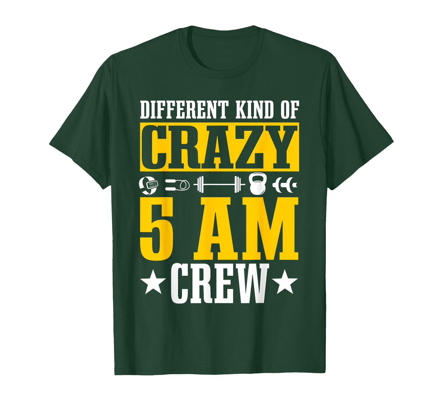 Workout Squad 5AM Crew Funny Gym Quote T-Shirt