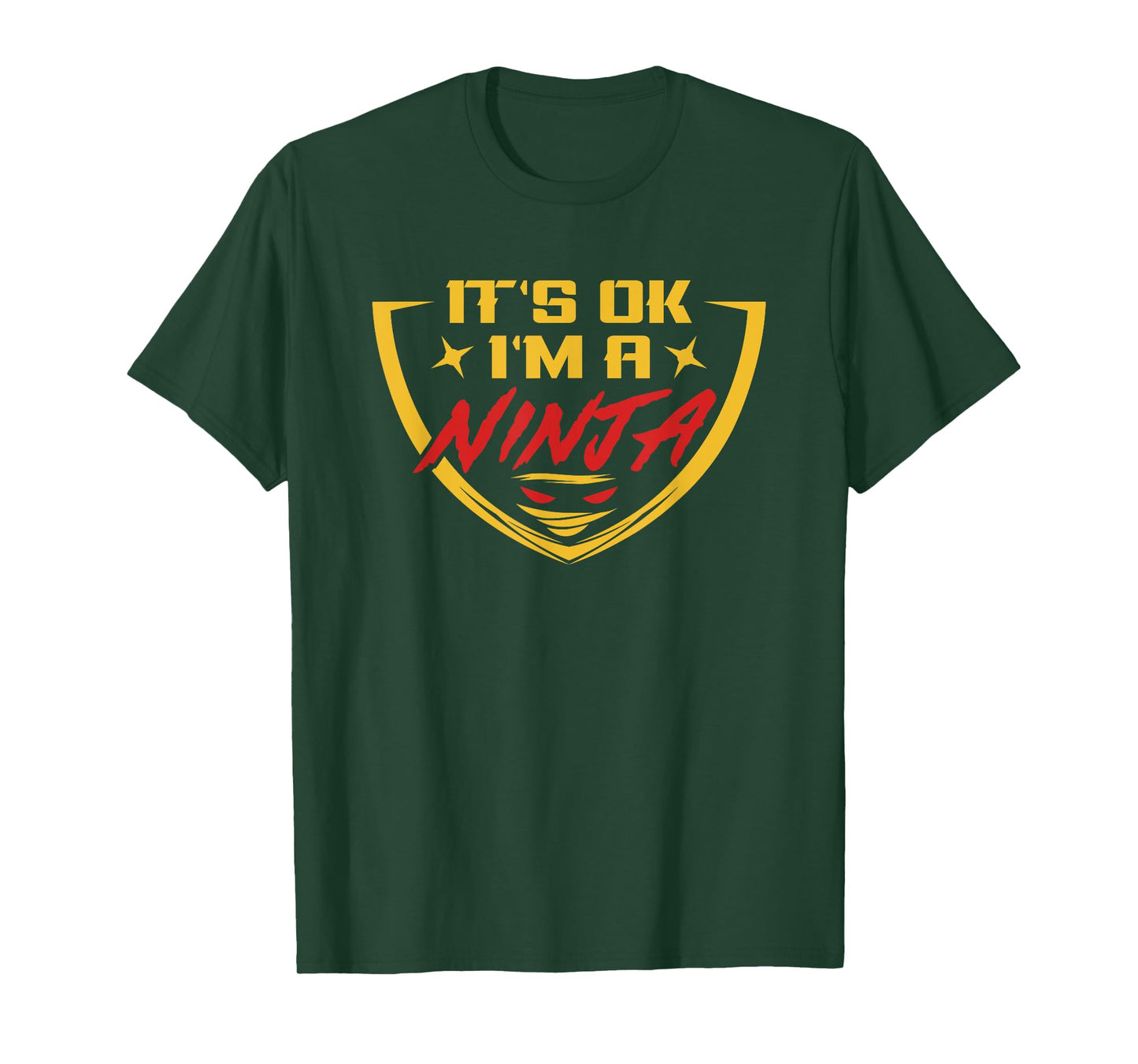 Funny Ninja Warrior, It's Ok, I'm a Ninja Gift T-Shirt