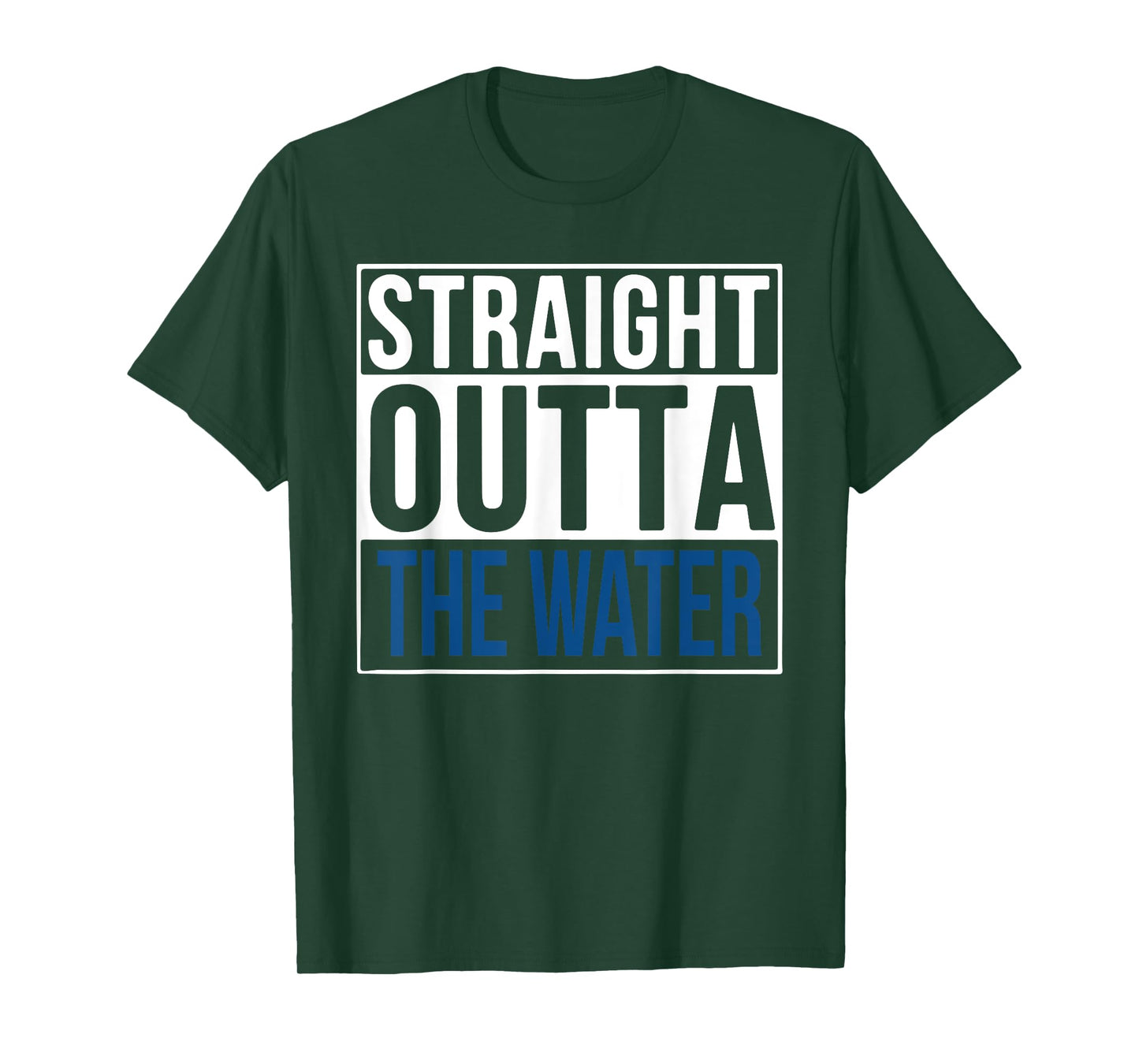 STRAIGHT OUTTA THE WATER T SHIRT - Christian Baptism T Shirt T-Shirt
